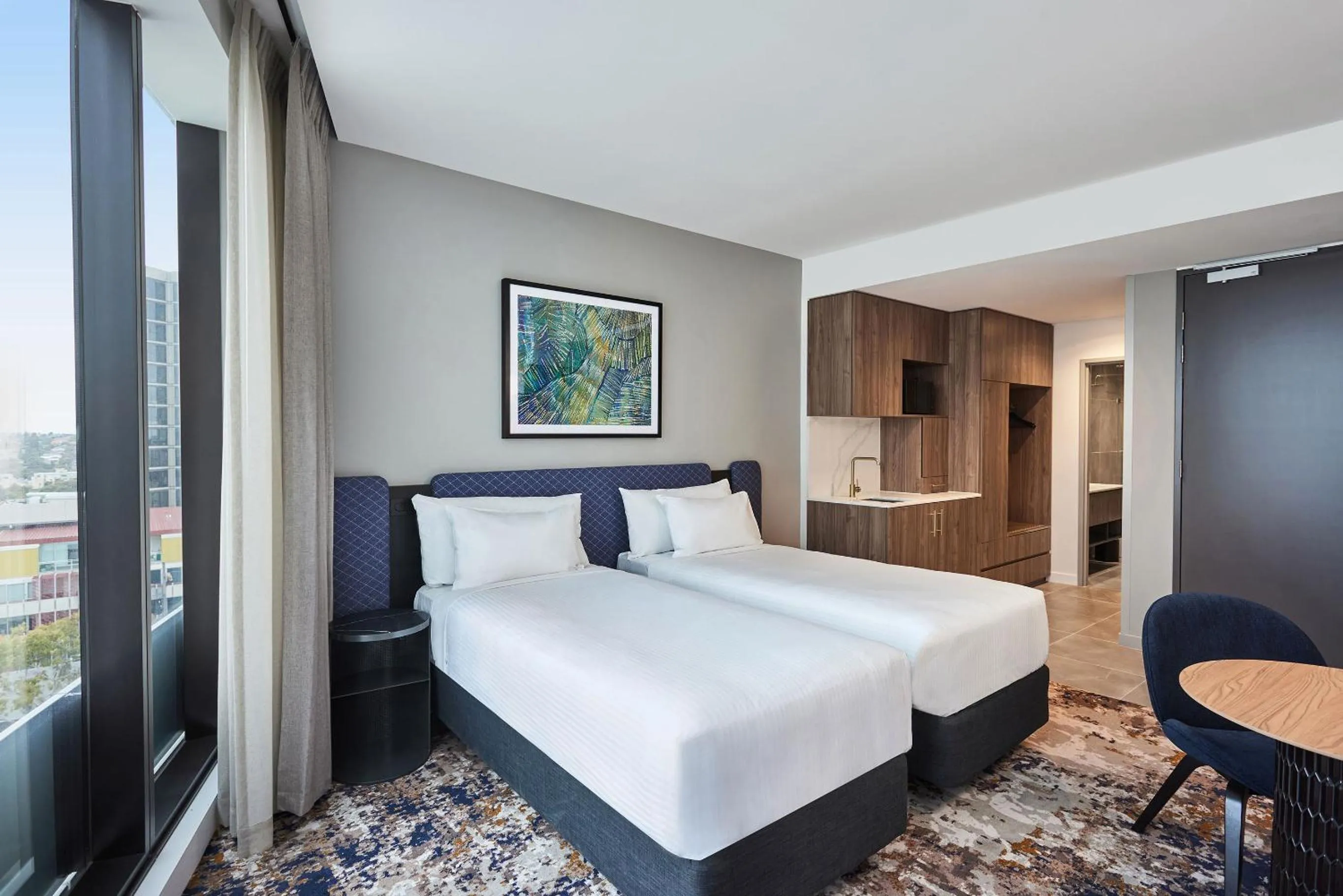 Bed in Adina Apartment Hotel Melbourne, Pentridge