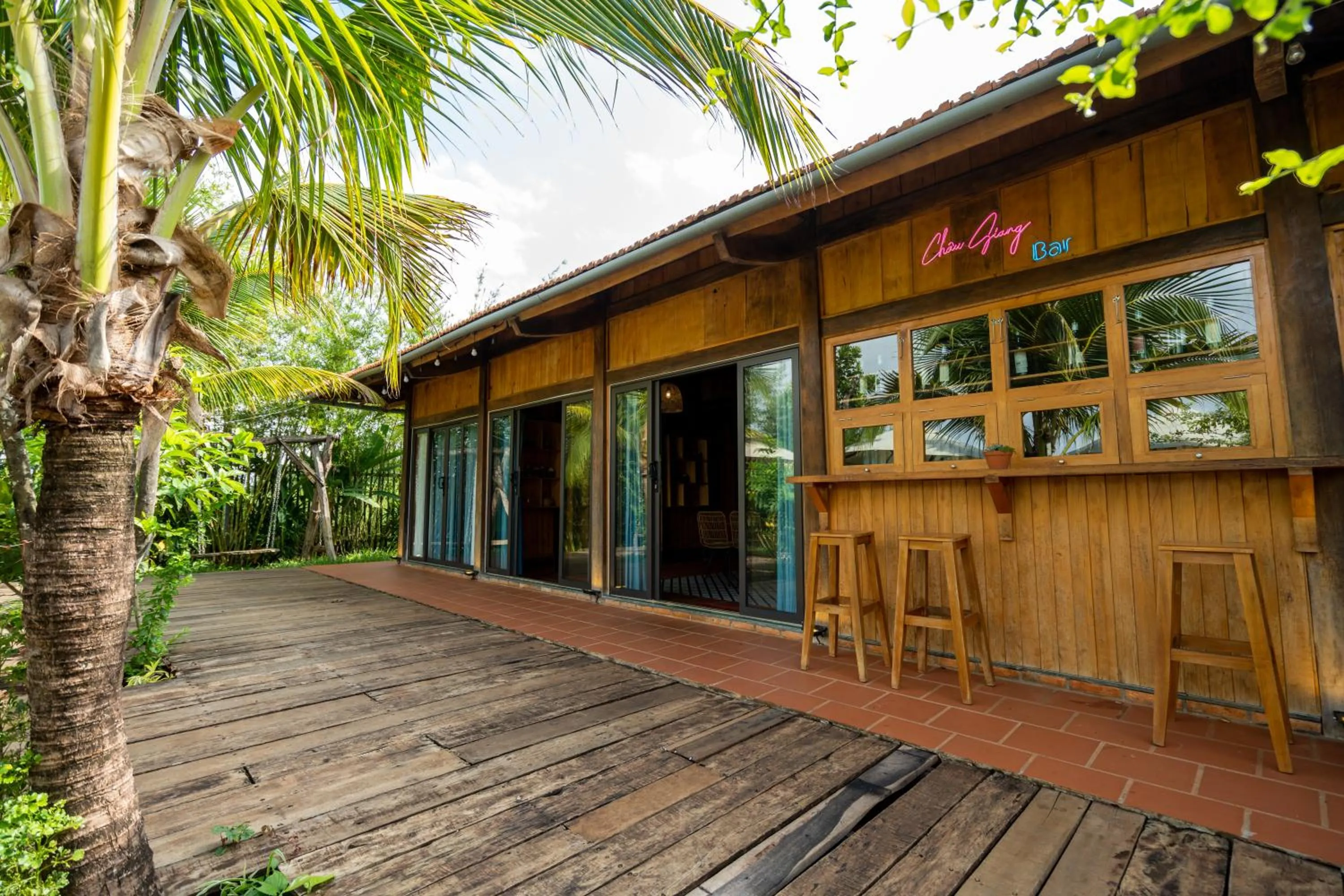 Balcony/Terrace in Mộc An Nhiên Farmstay