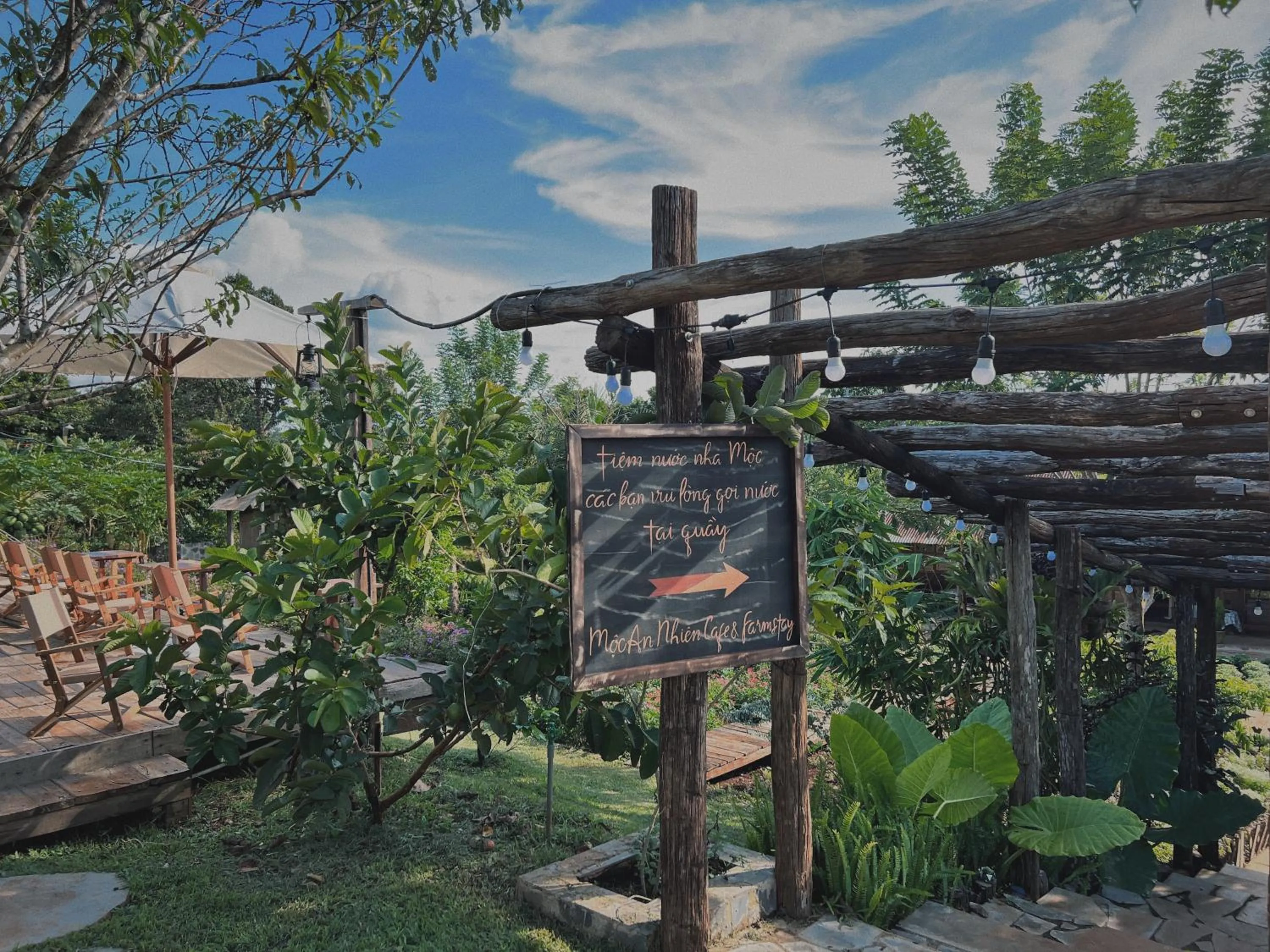 Garden in Mộc An Nhiên Farmstay