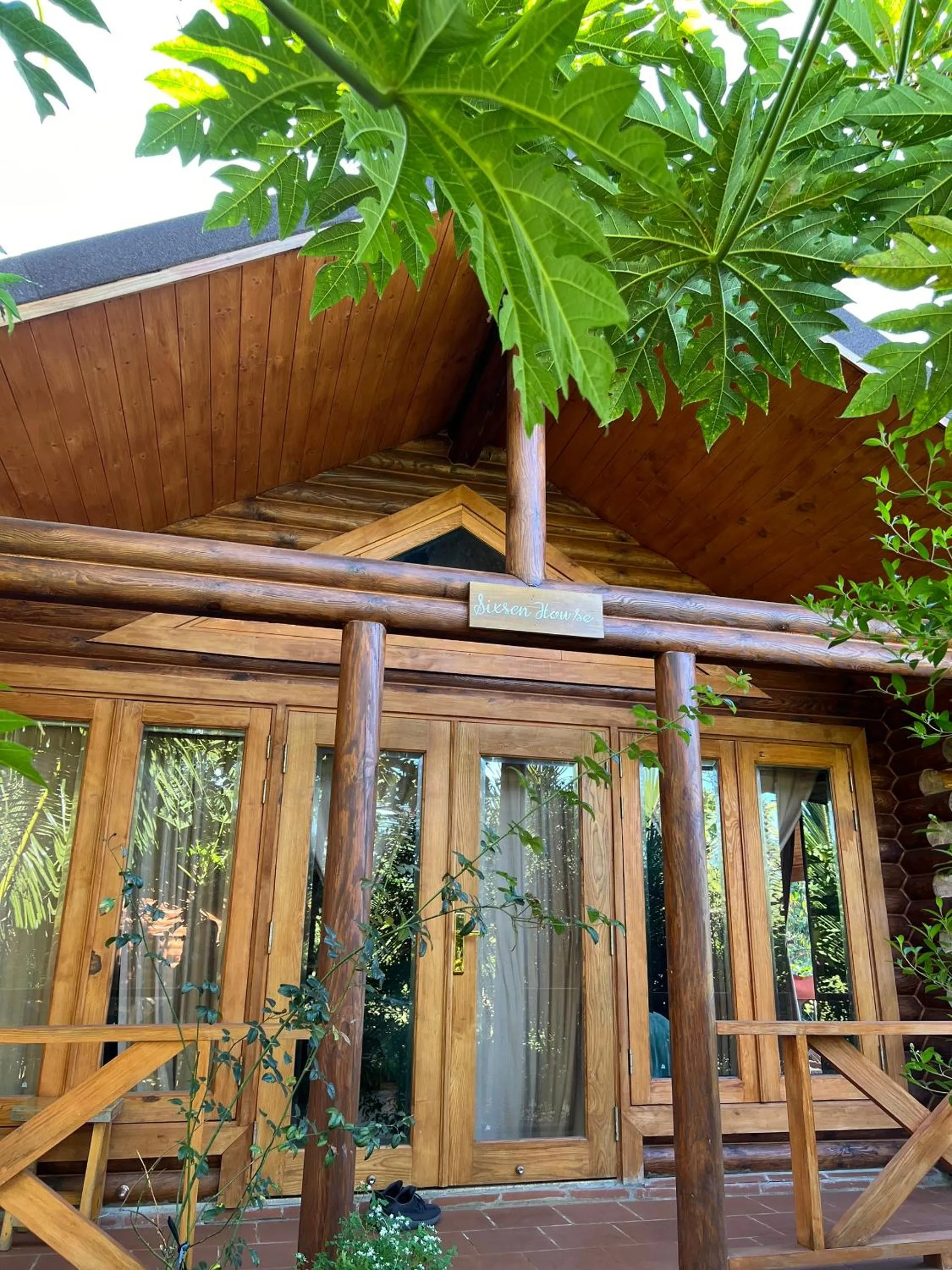 Balcony/Terrace in Mộc An Nhiên Farmstay