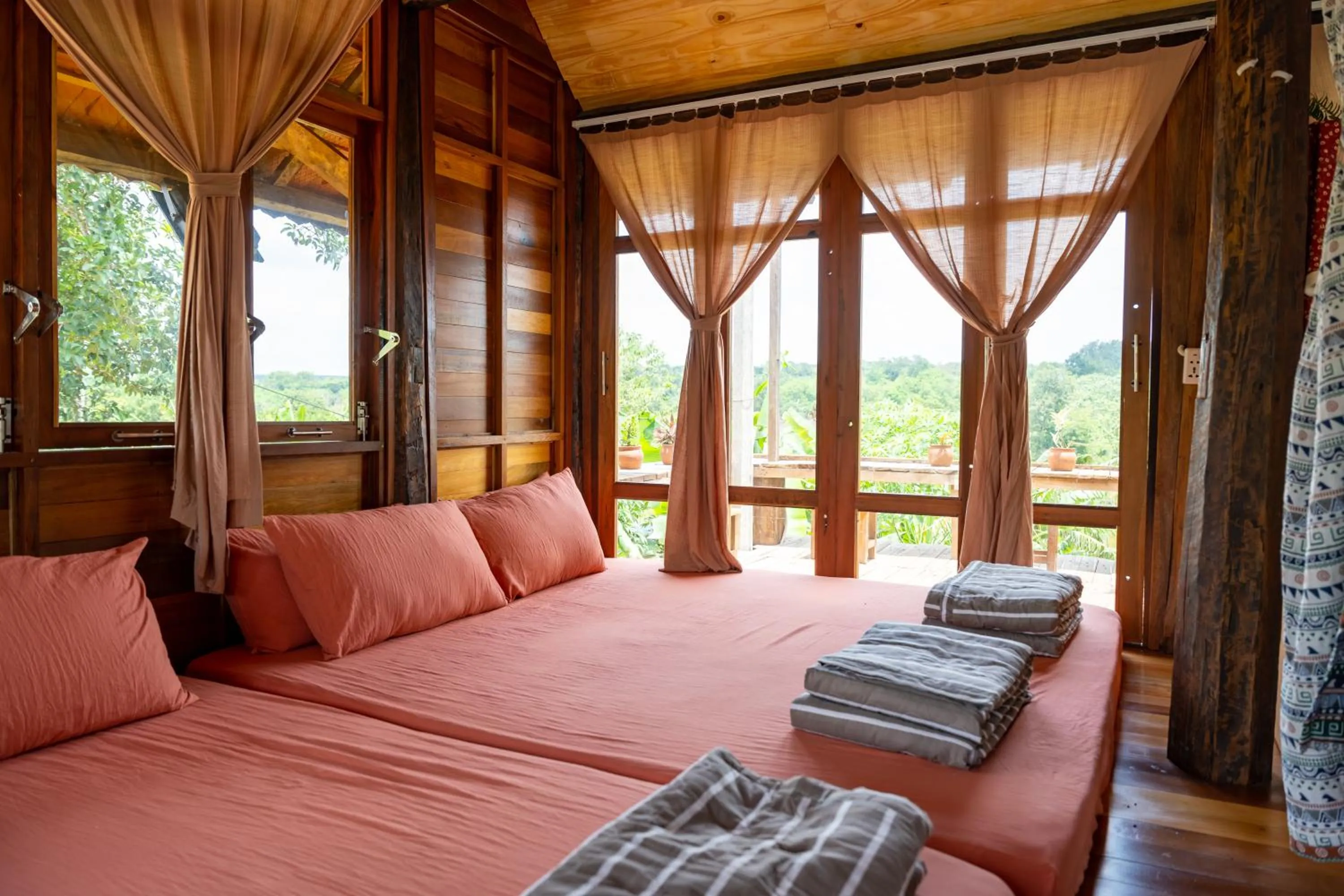Bed in Mộc An Nhiên Farmstay