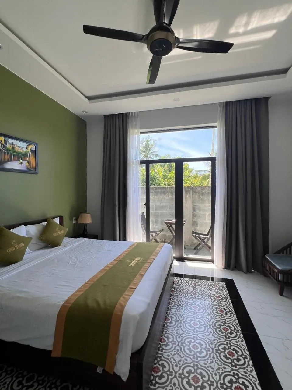 Bed in Coco Island Villa