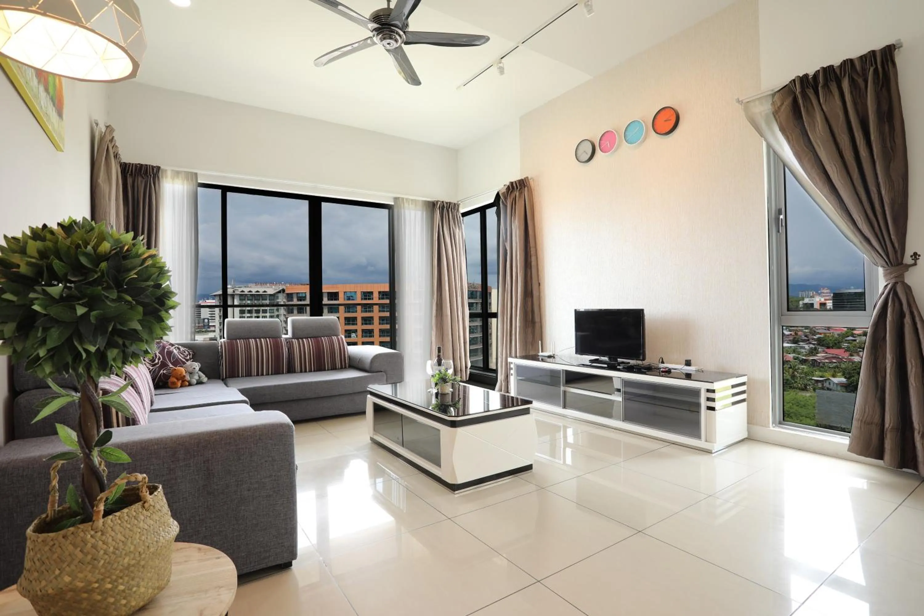 Living room in AJ Suites @ Loft Imago KK