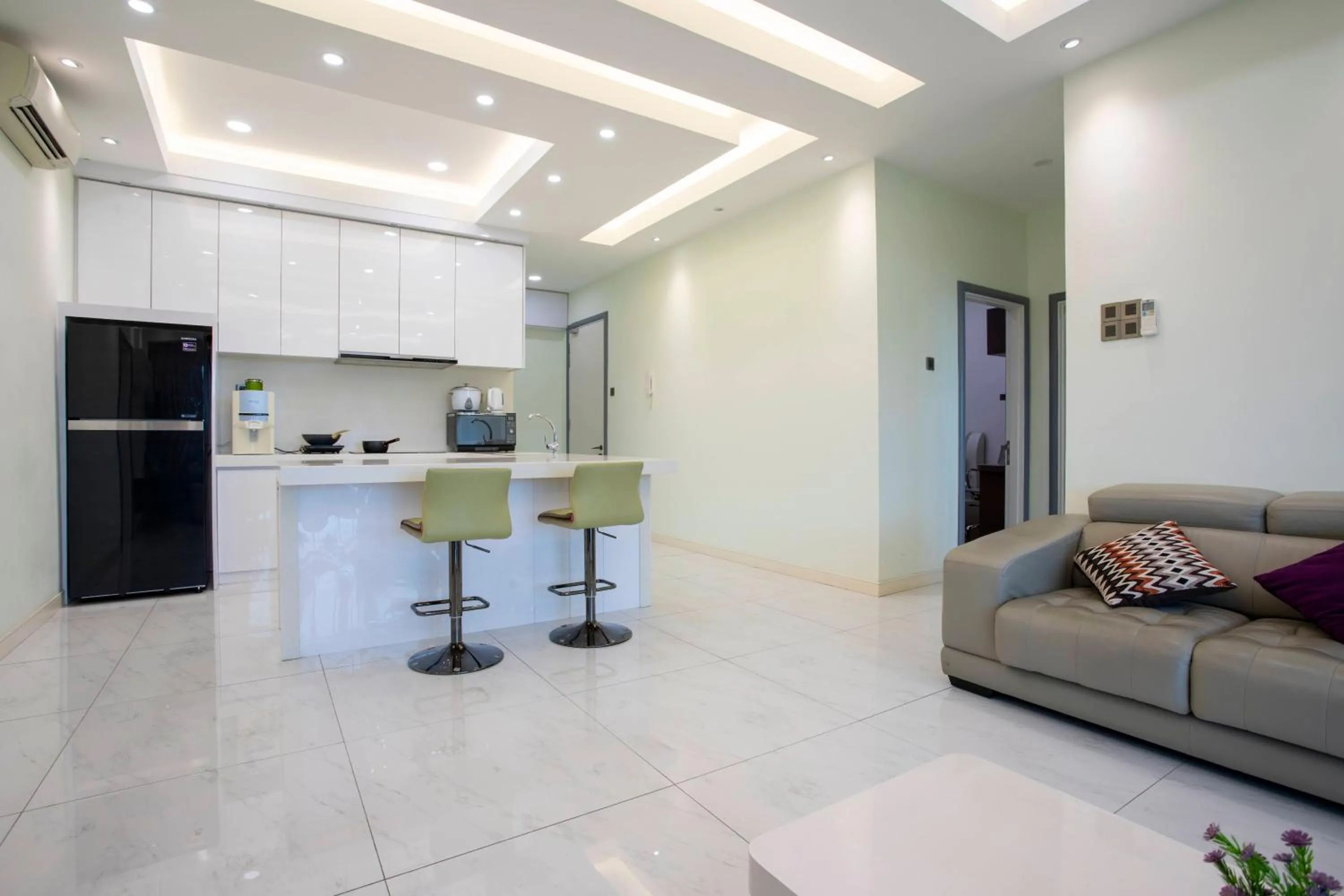 Kitchen or kitchenette in AJ Suites @ Loft Imago KK