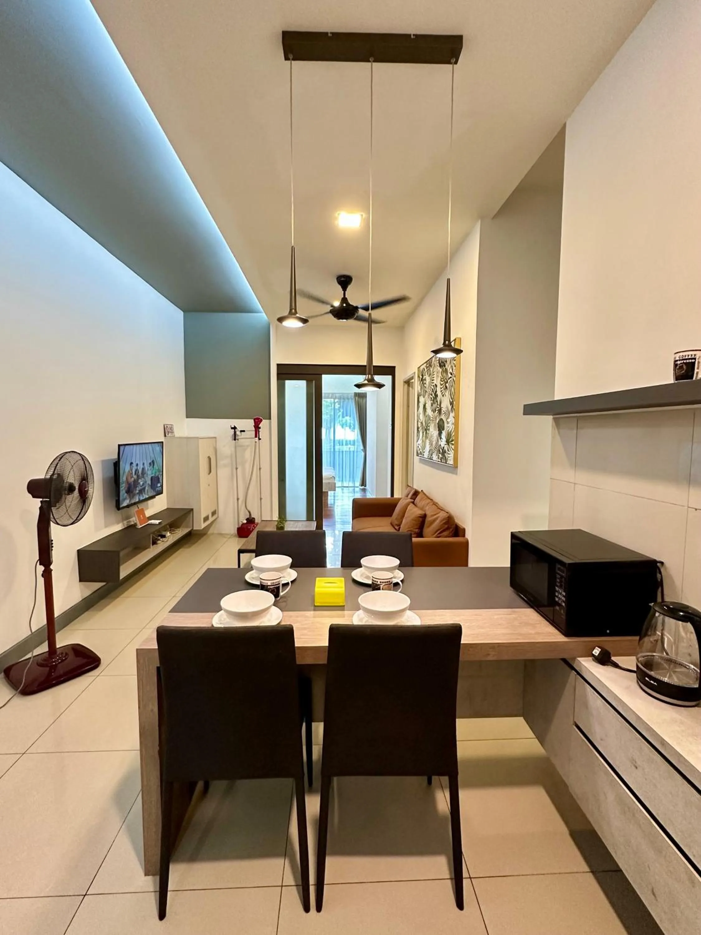 TV and multimedia in AJ Suites @ Loft Imago KK