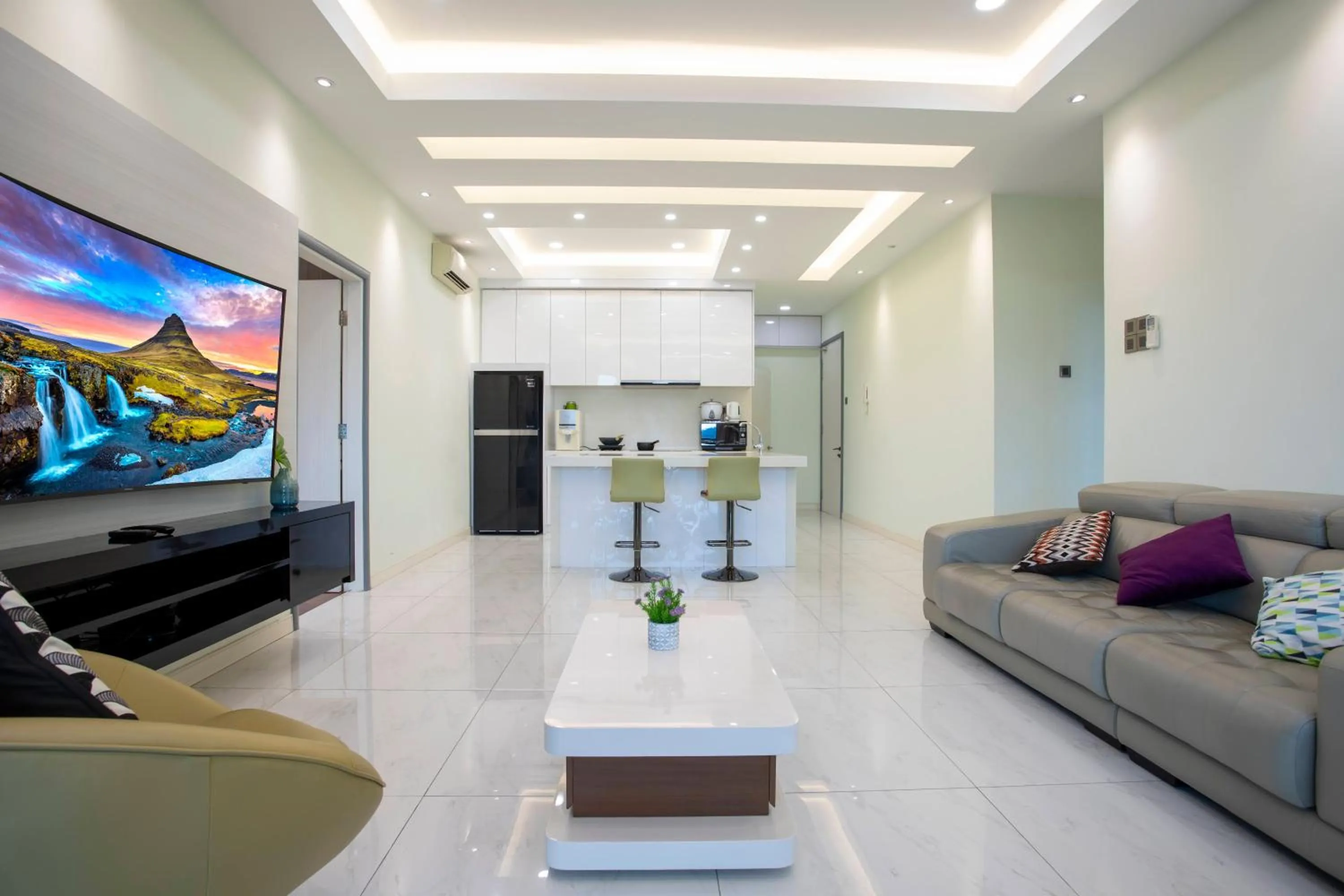 Living room in AJ Suites @ Loft Imago KK