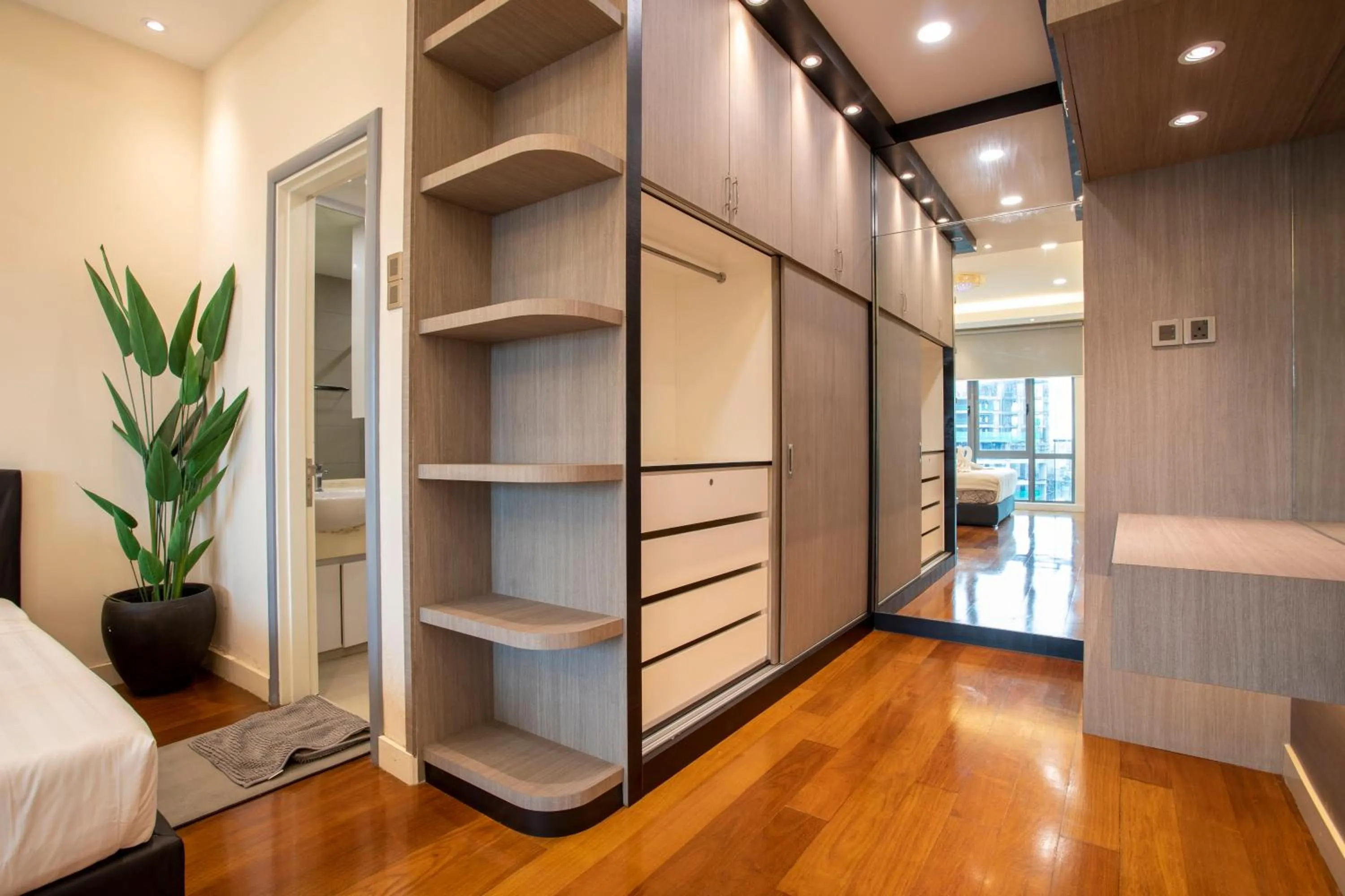 Bedroom, Bed in AJ Suites @ Loft Imago KK