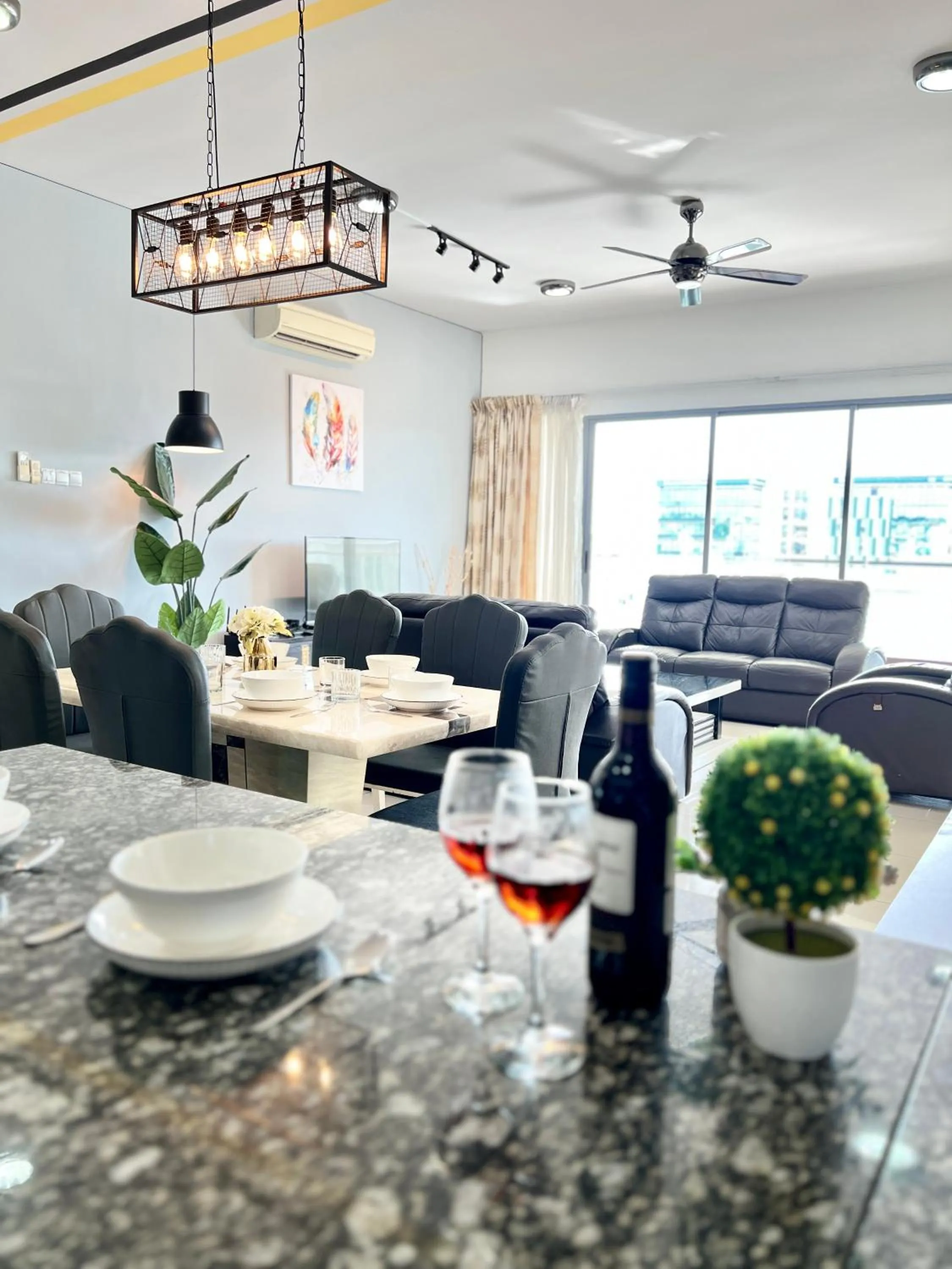 Decorative detail in AJ Suites @ Loft Imago KK