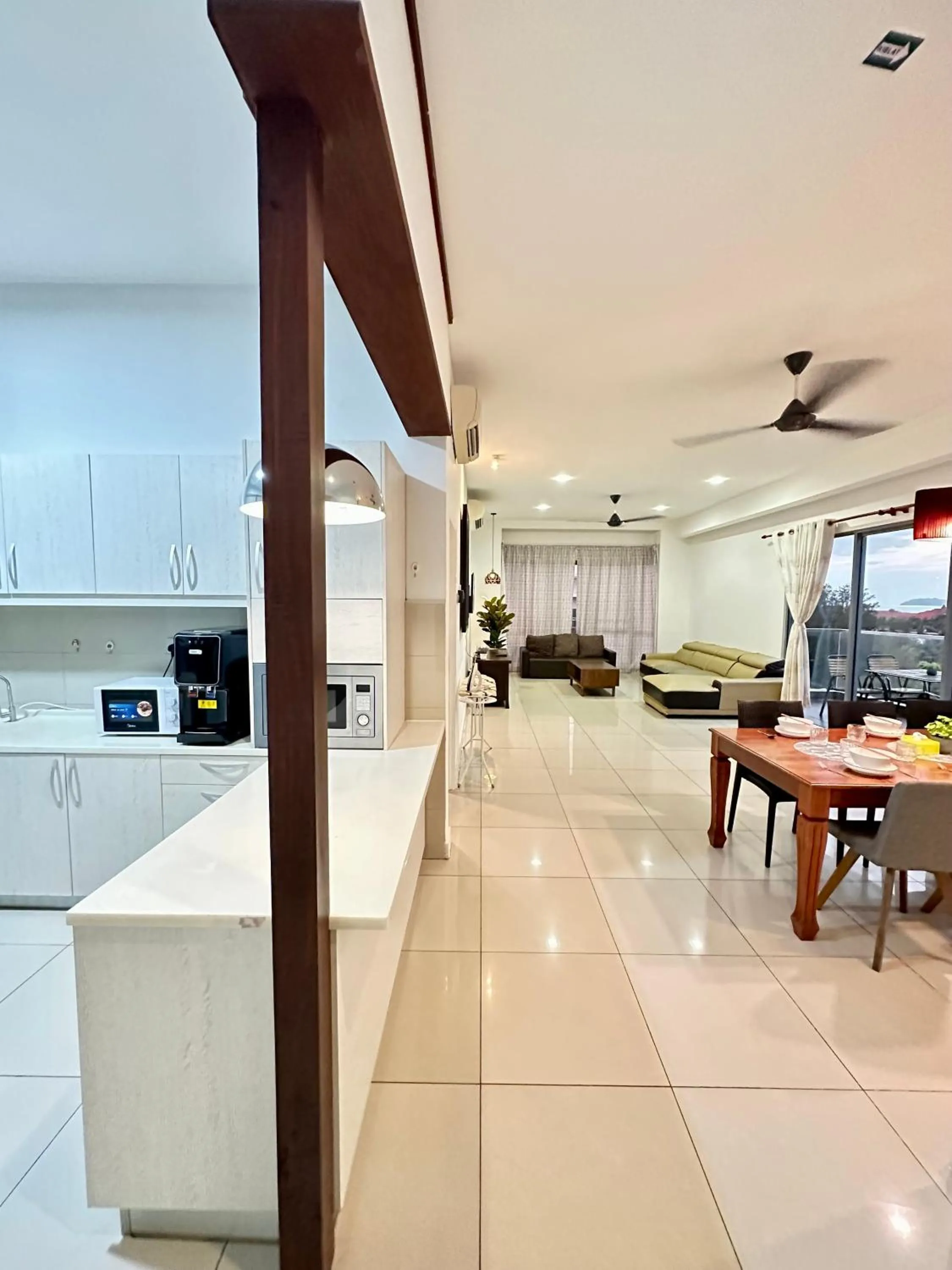 Kitchen or kitchenette in AJ Suites @ Loft Imago KK