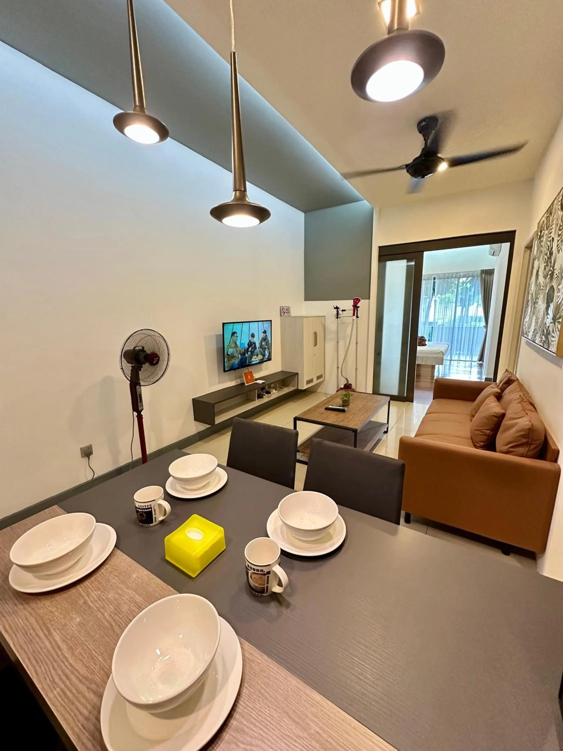 Living room in AJ Suites @ Loft Imago KK