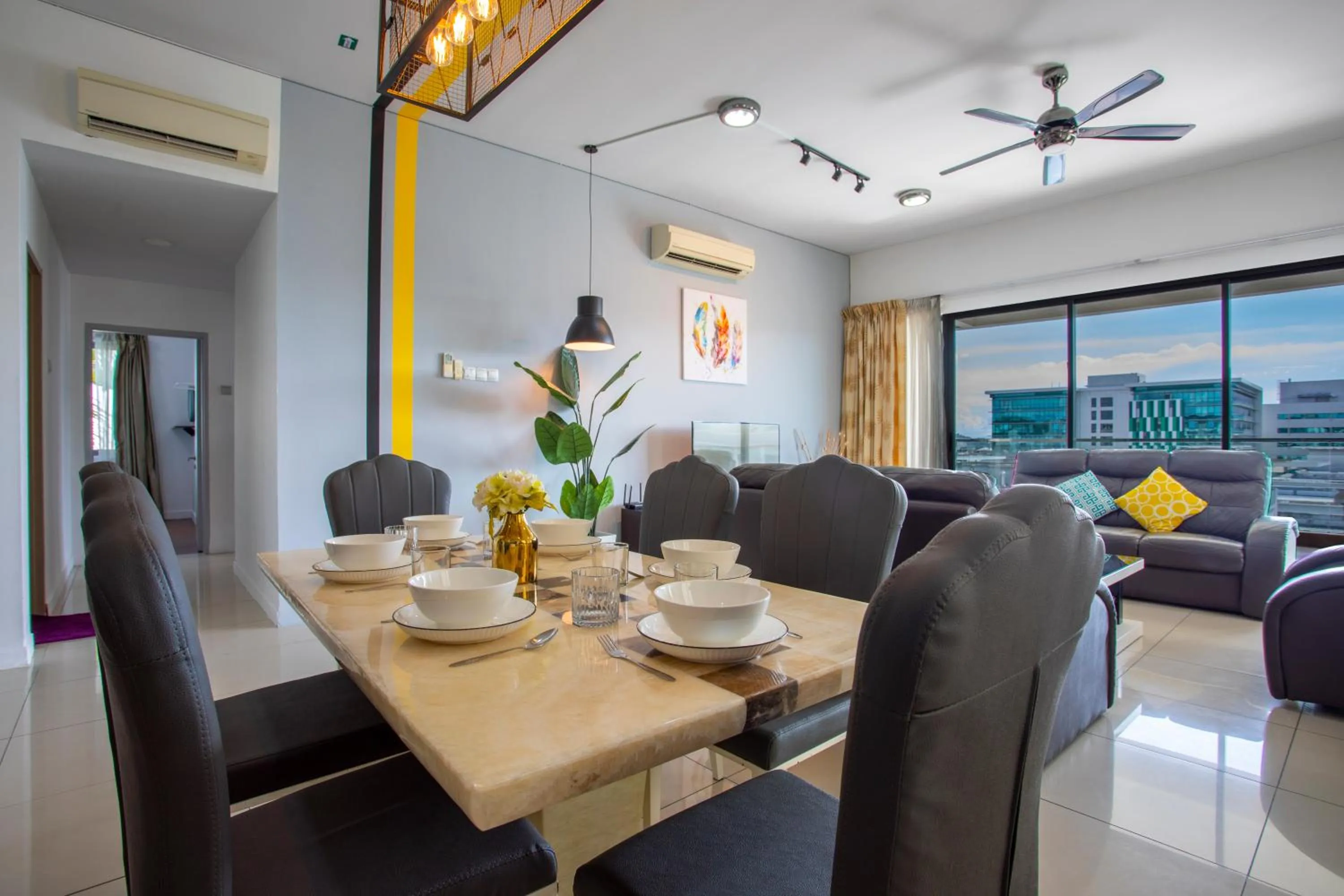 Living room in AJ Suites @ Loft Imago KK