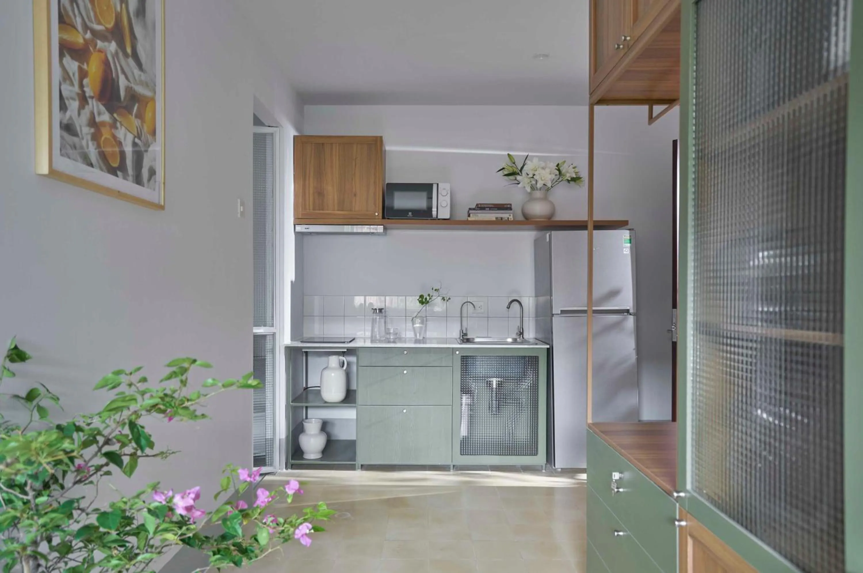 Kitchen or kitchenette in M Village Living Điện Biên Phủ - The Tropic