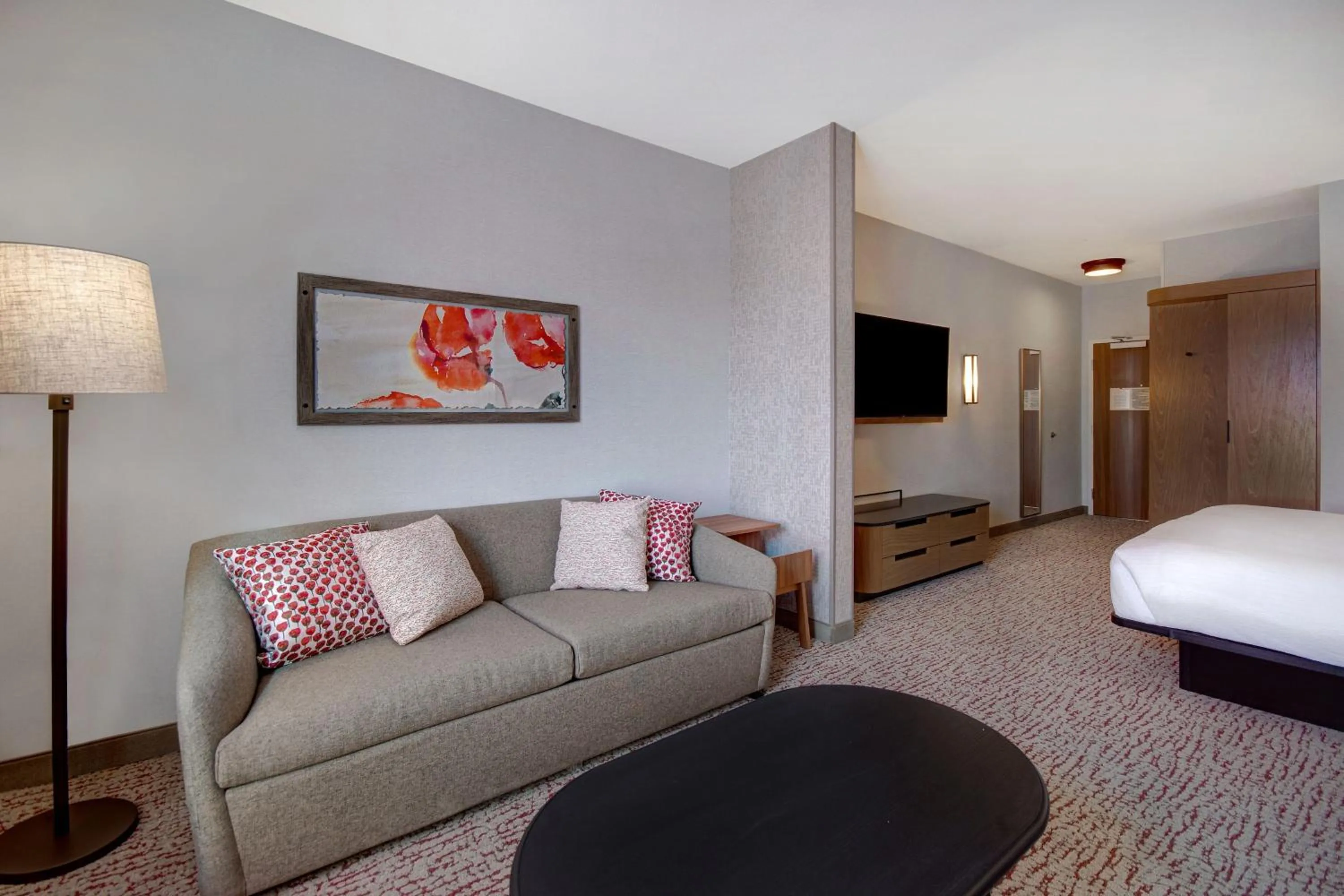 Living room, Bed in Fairfield Inn & Suites Lancaster Palmdale