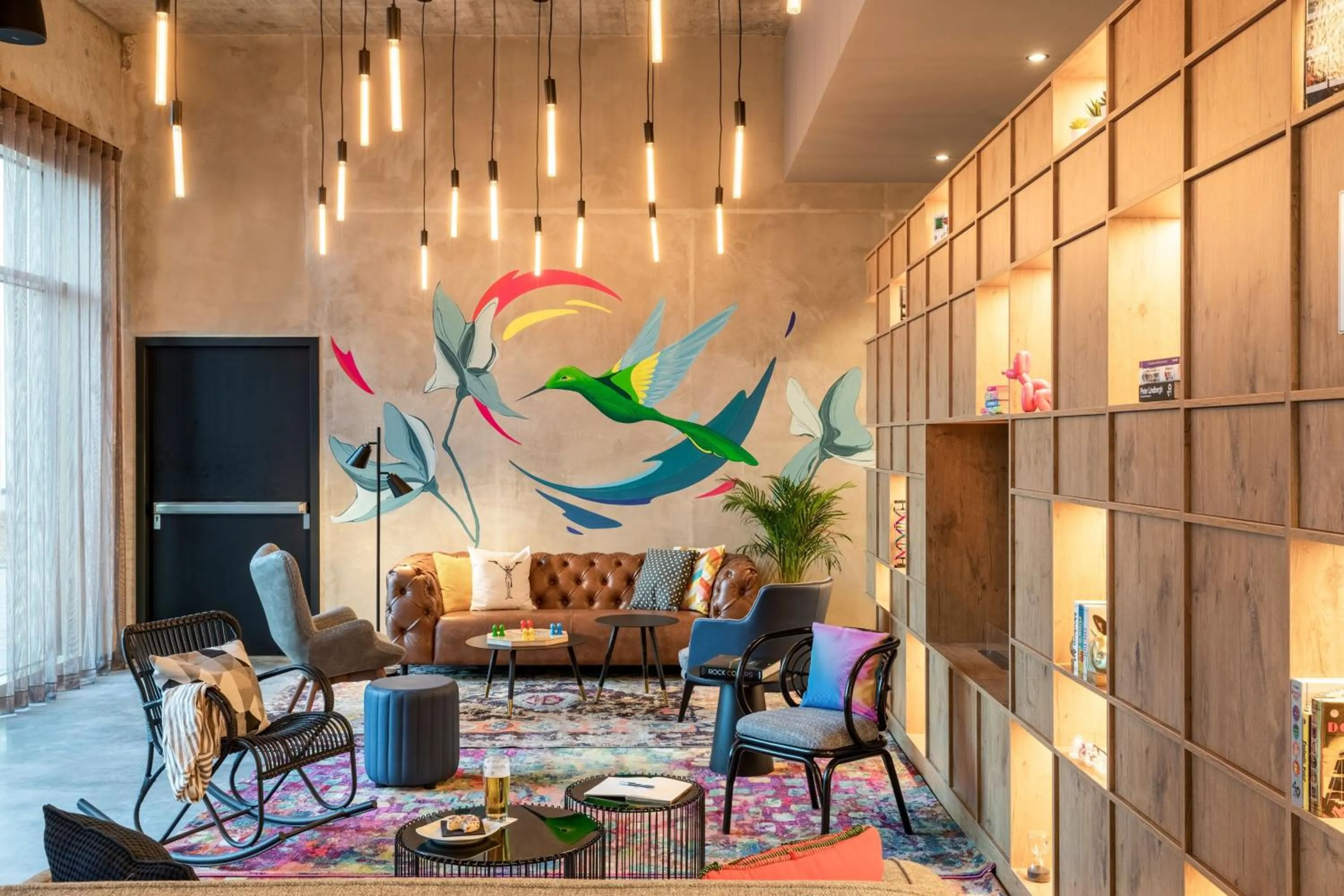 Lobby or reception in Moxy Wuerzburg