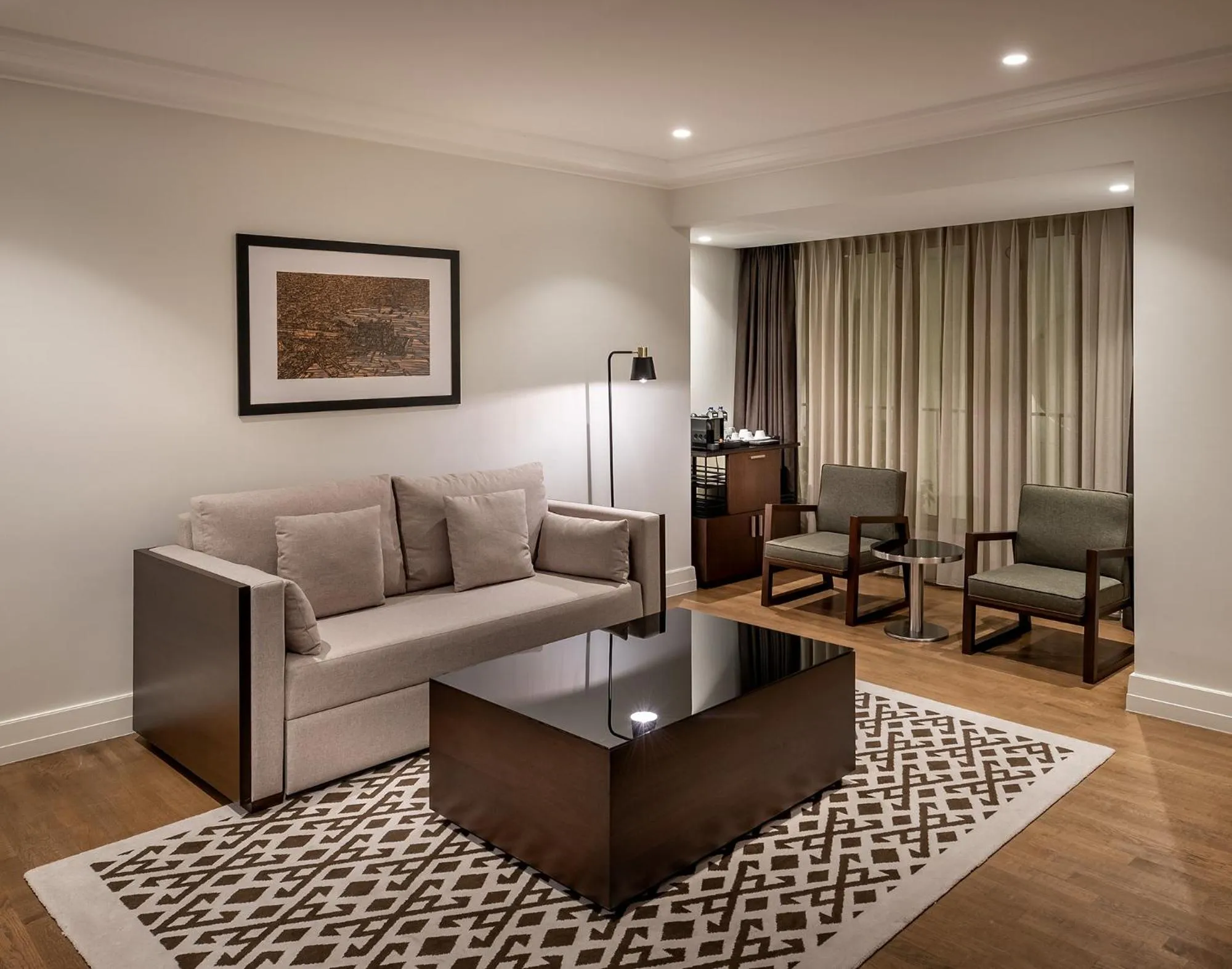 Seating area in The Stay Boulevard Nisantasi