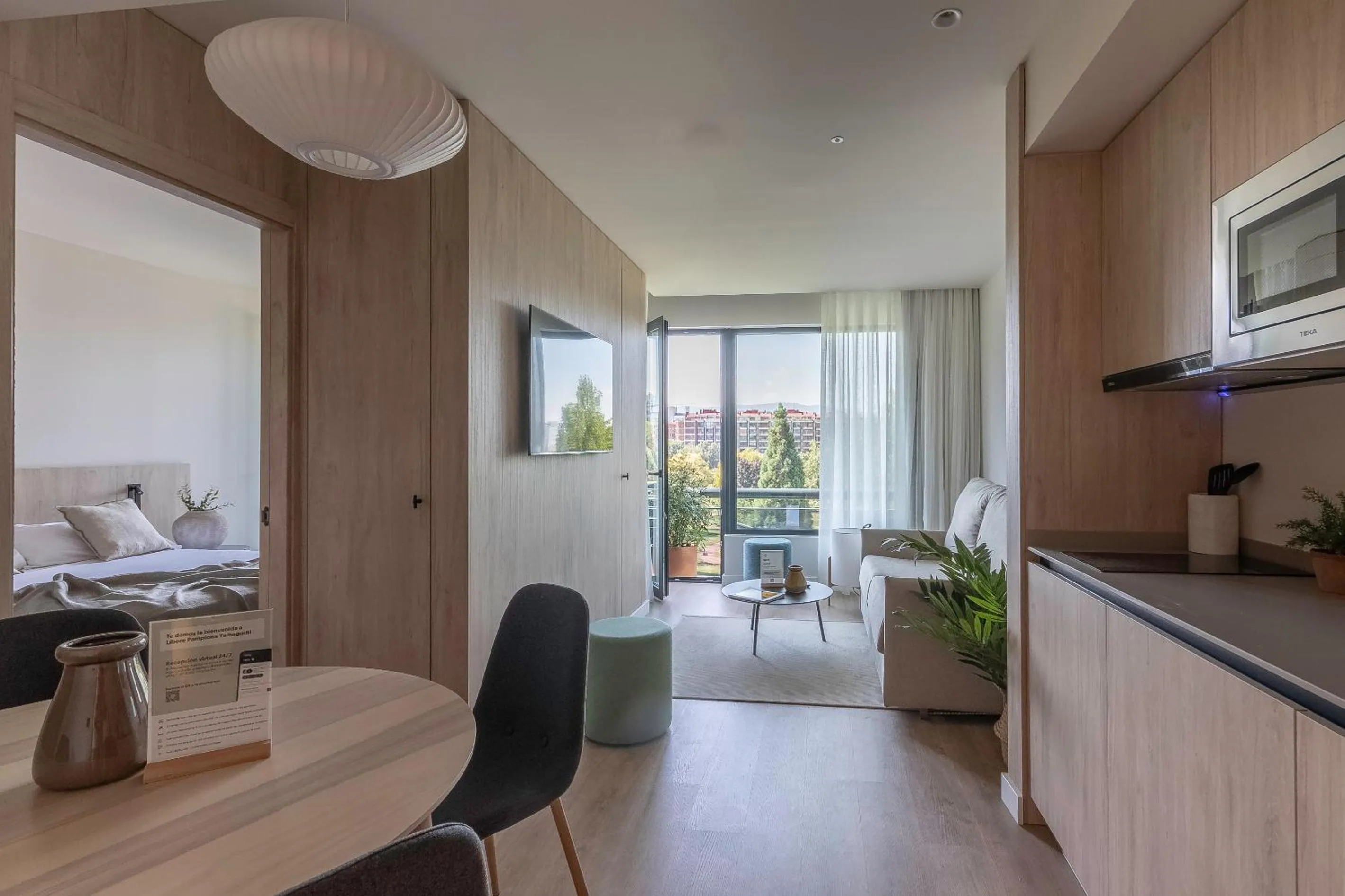 Bed in Líbere Pamplona Yamaguchi