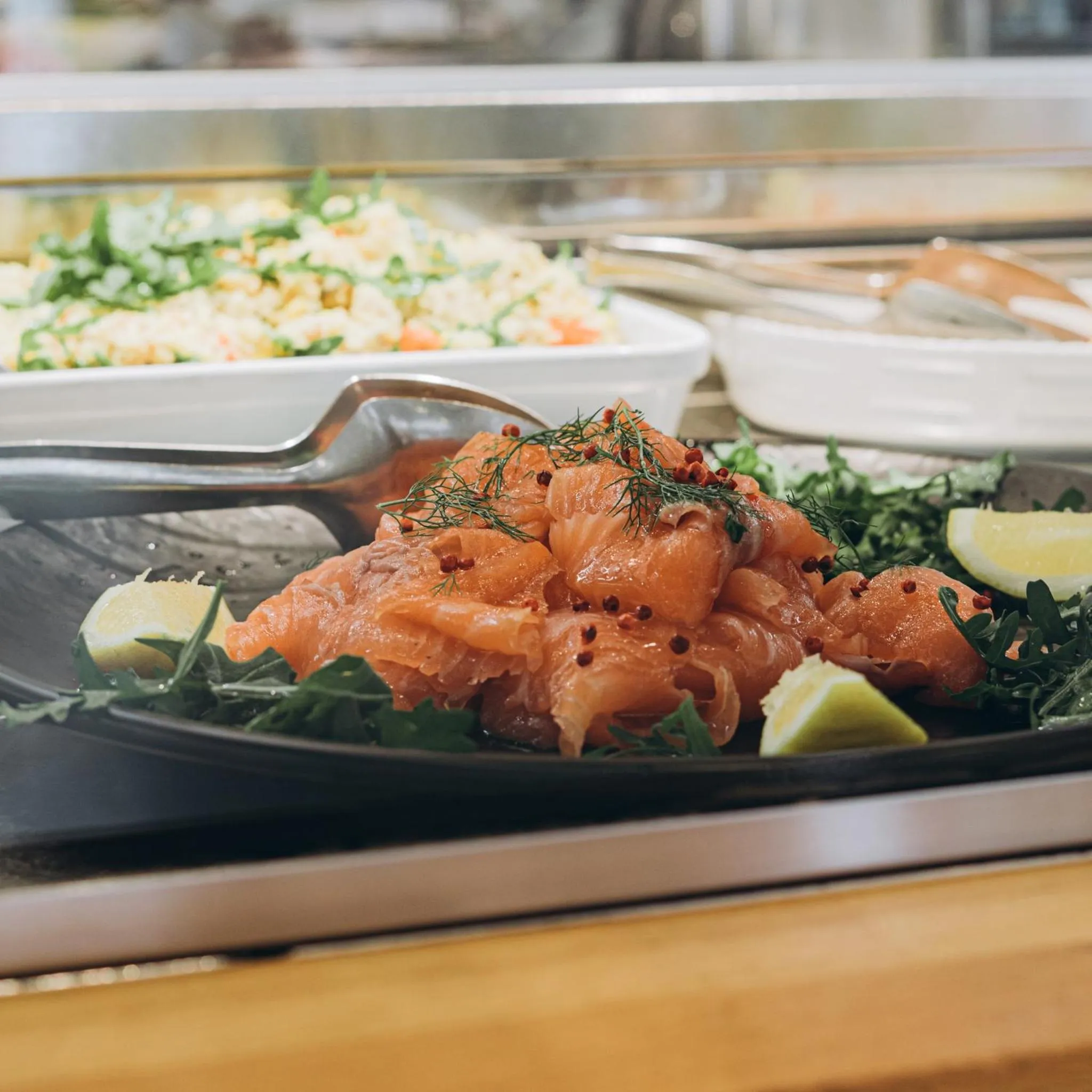 Restaurant/places to eat in Popula Rooms & Mediterranean Bay