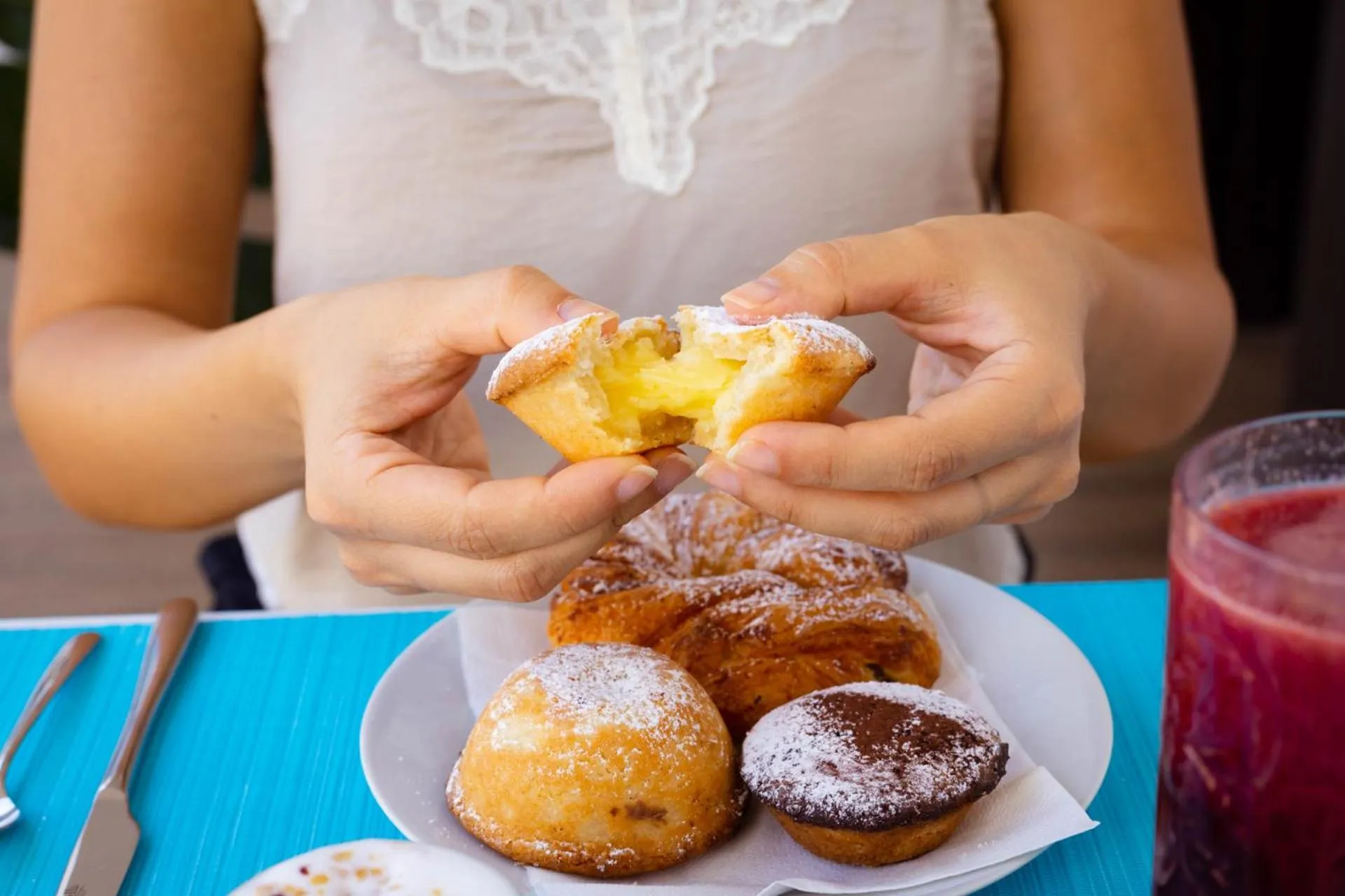 Food in Popula Rooms & Mediterranean Bay