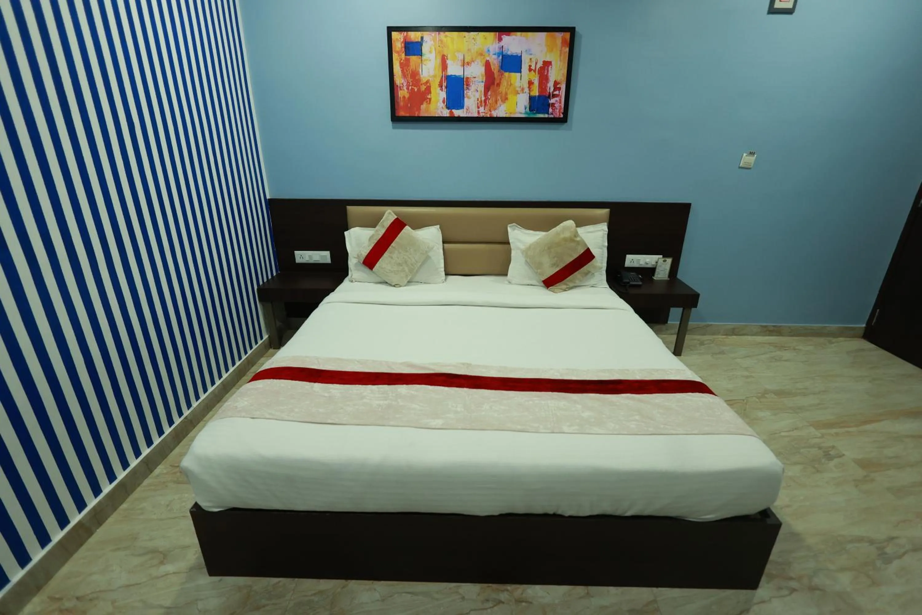 Bed in Hotel Jai Harsh