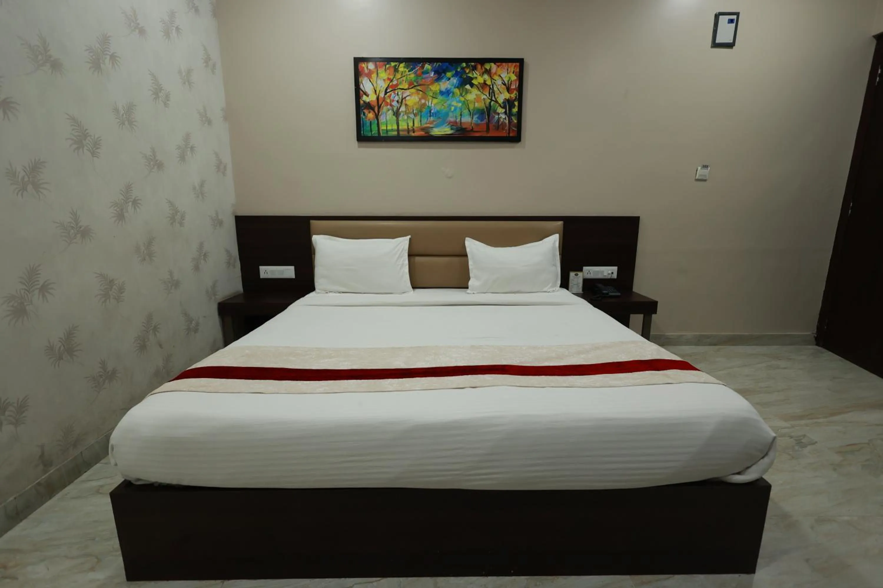 Bed in Hotel Jai Harsh