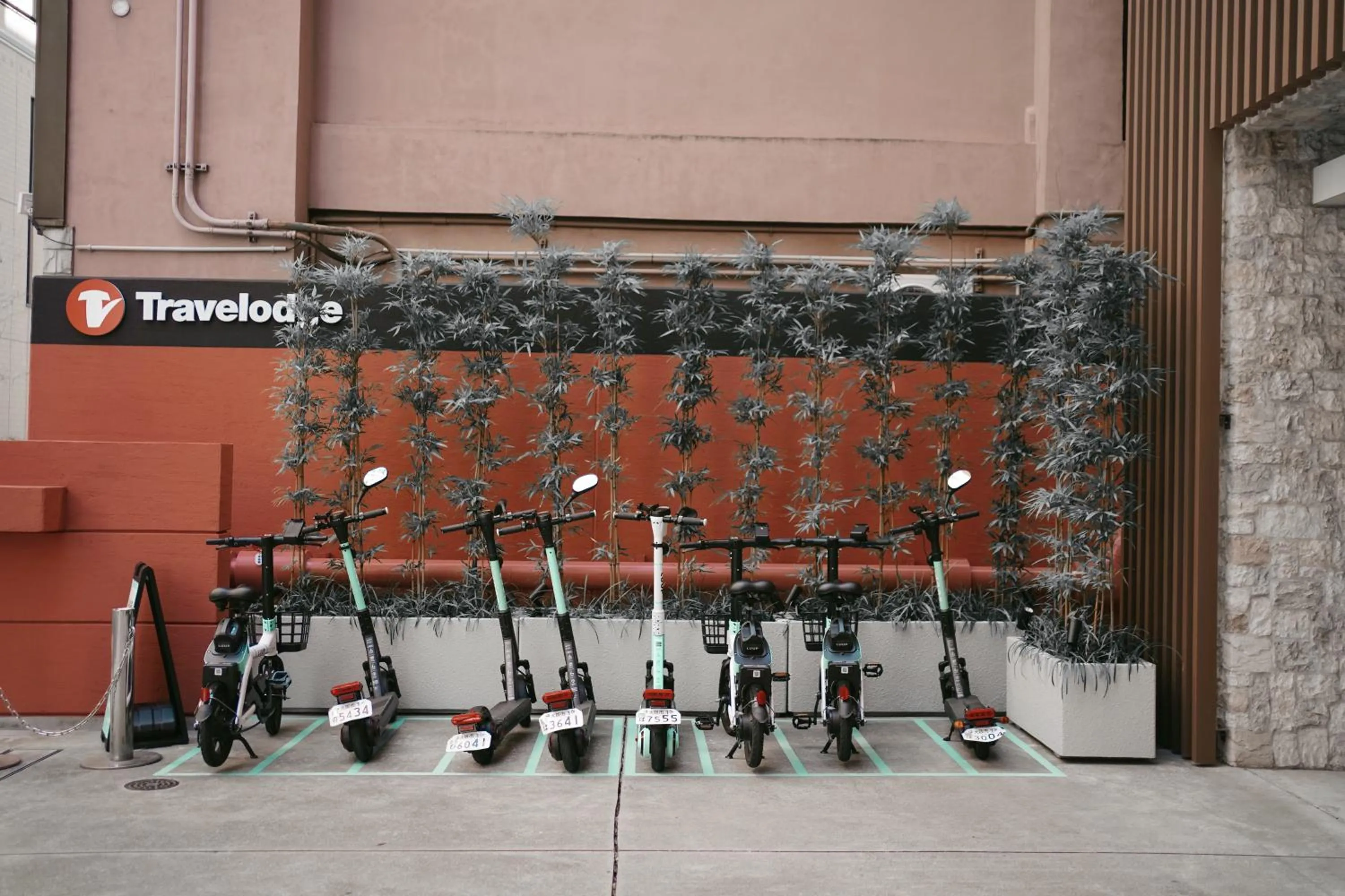 Parking in Travelodge Honmachi Osaka