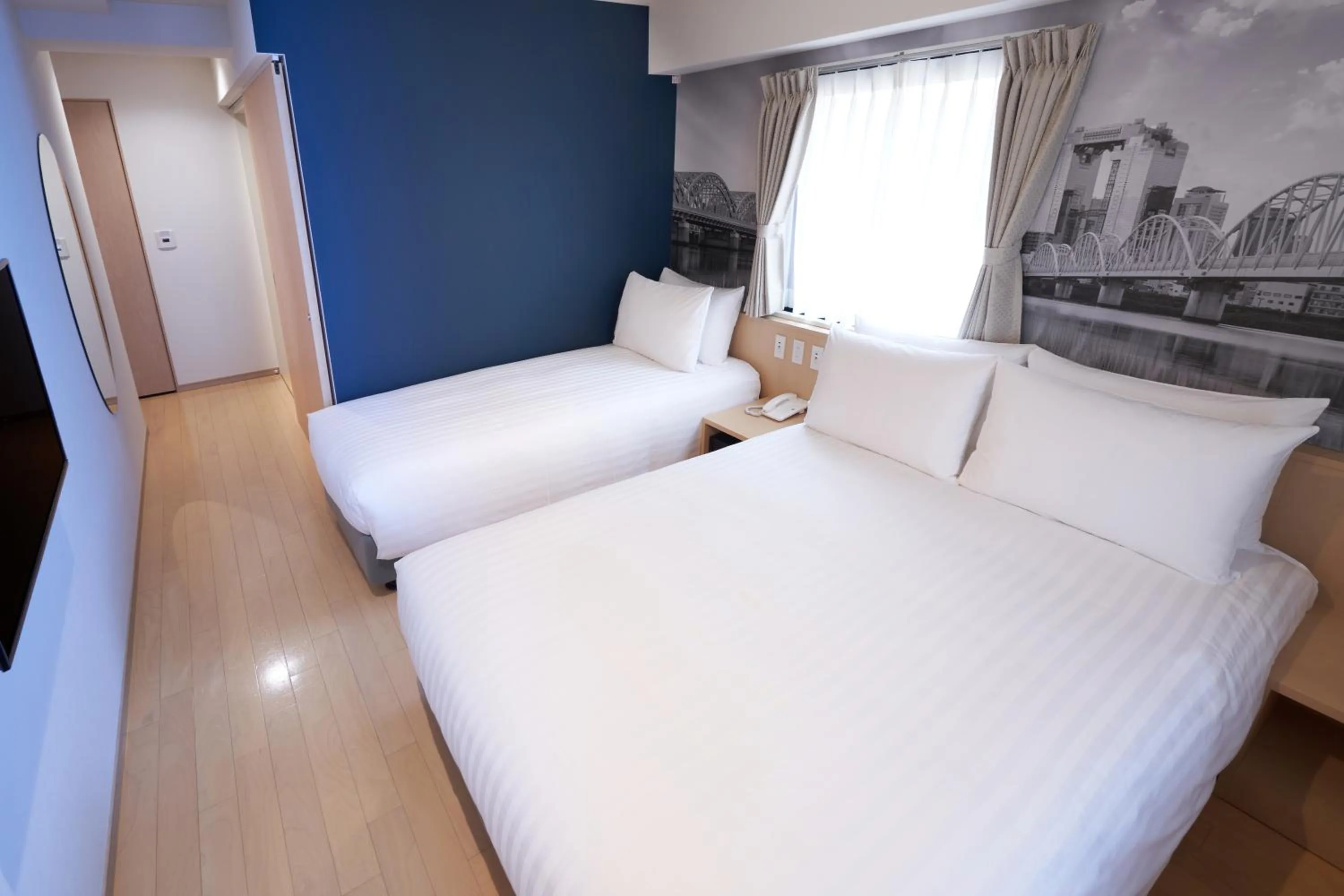 Photo of the whole room, Bed in Travelodge Honmachi Osaka