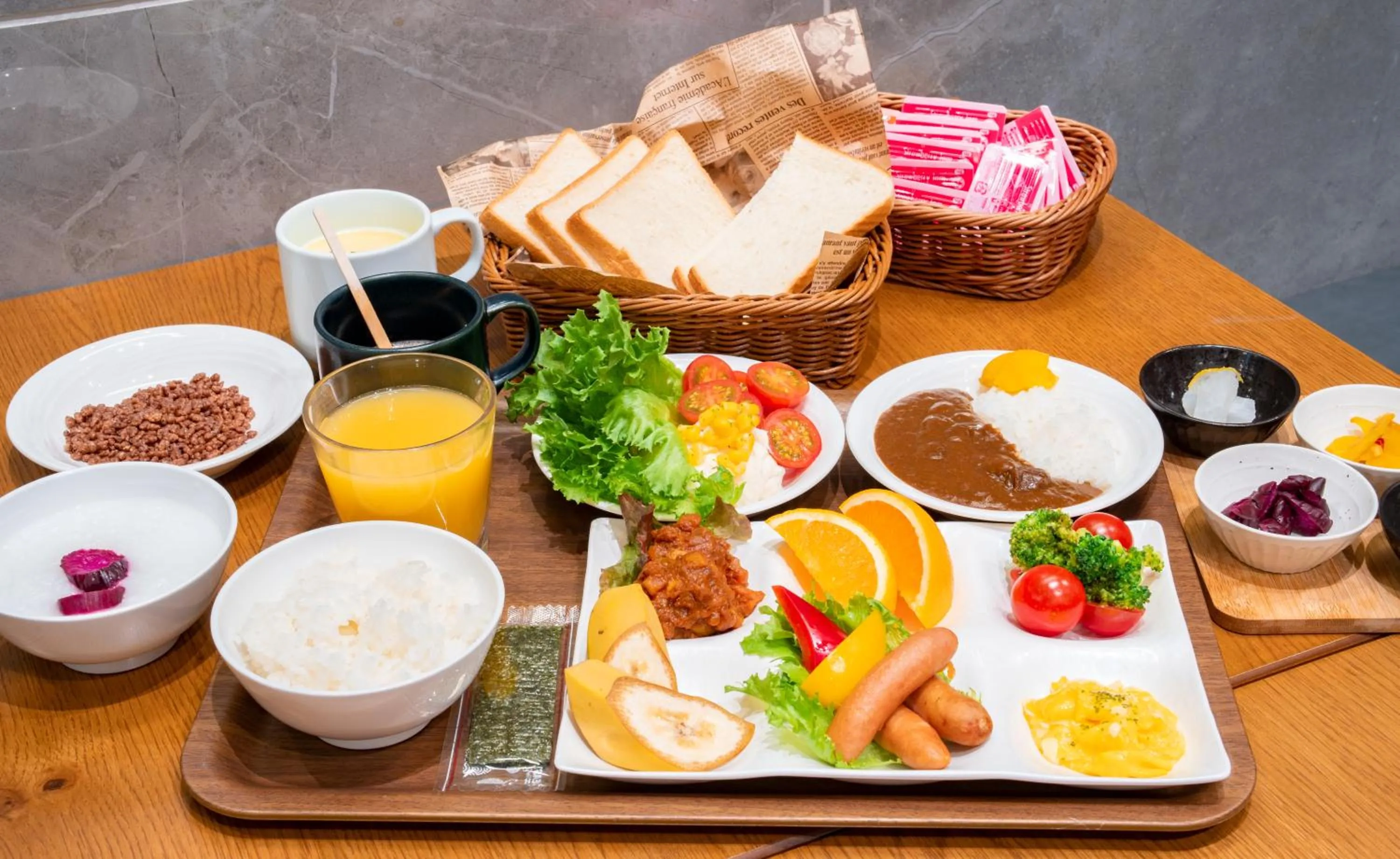 Breakfast in Travelodge Honmachi Osaka