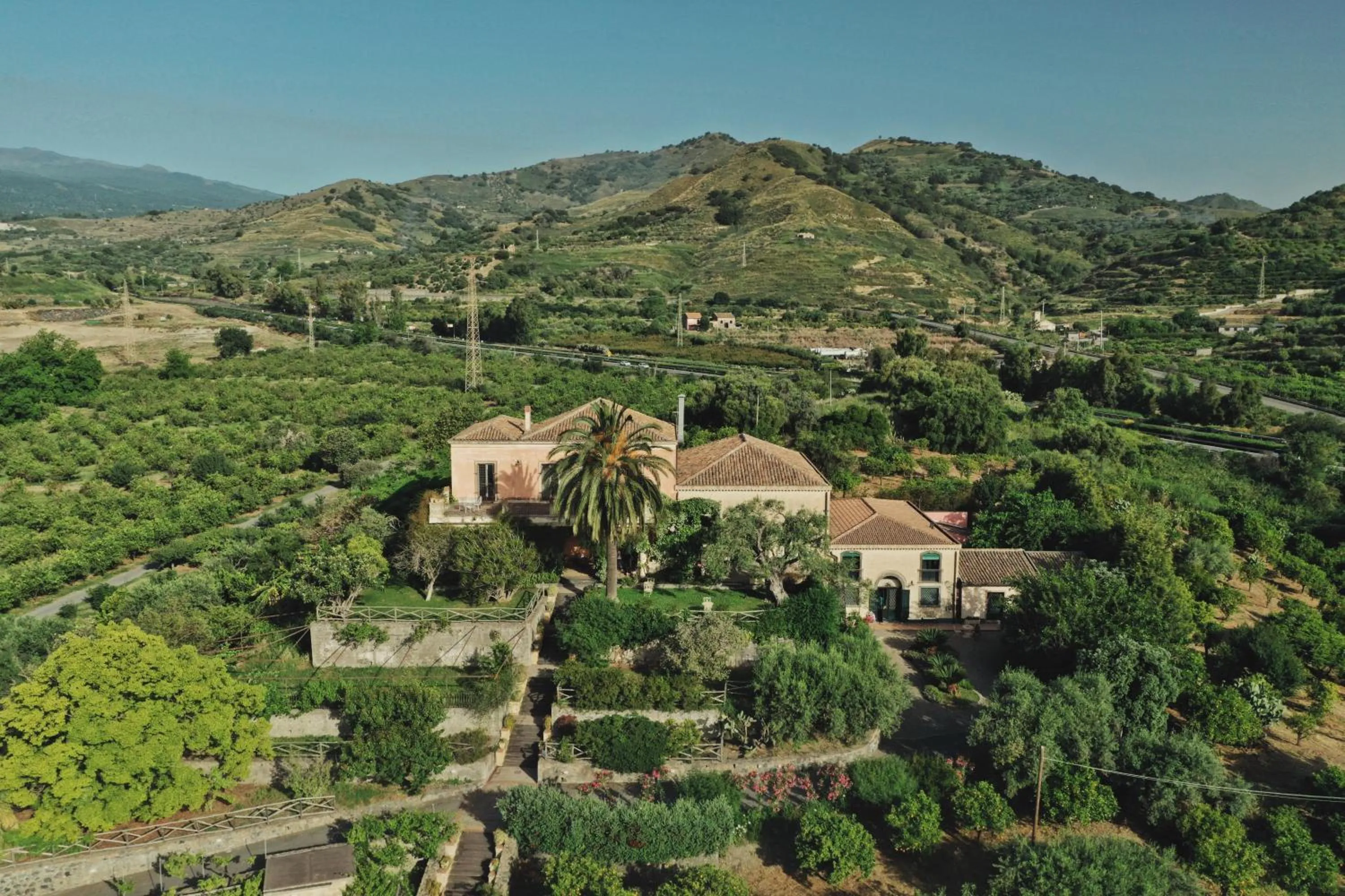 Bird's eye view in Antico Borgo Etneo Country Hotel