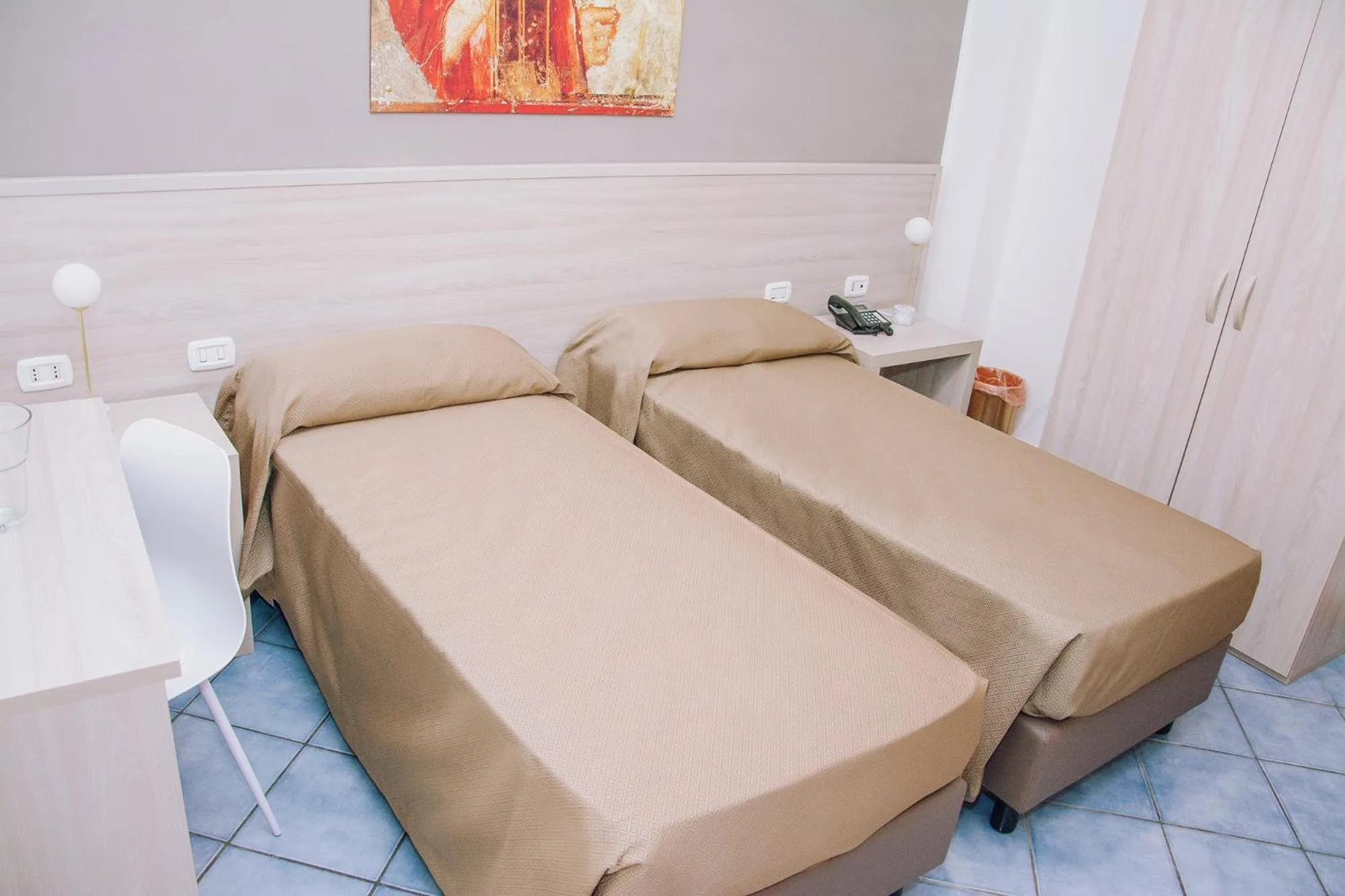 Bed in Hotel Piccolo Sogno