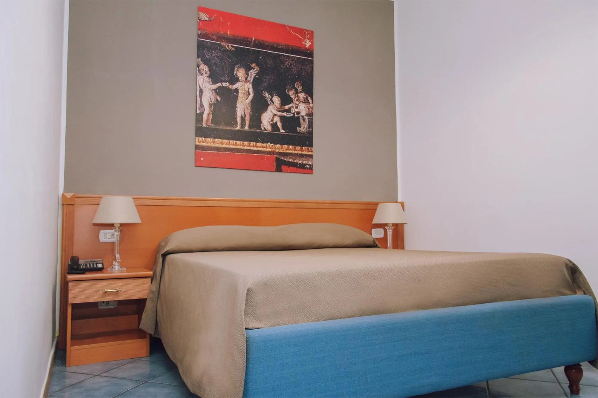 Bed in Hotel Piccolo Sogno