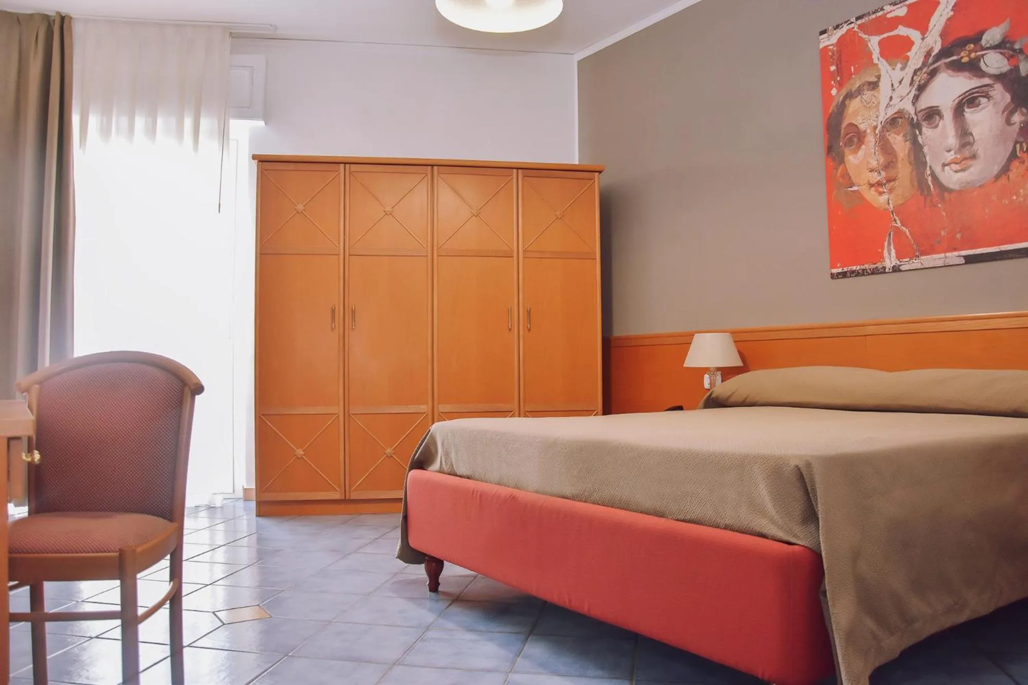 Bed in Hotel Piccolo Sogno