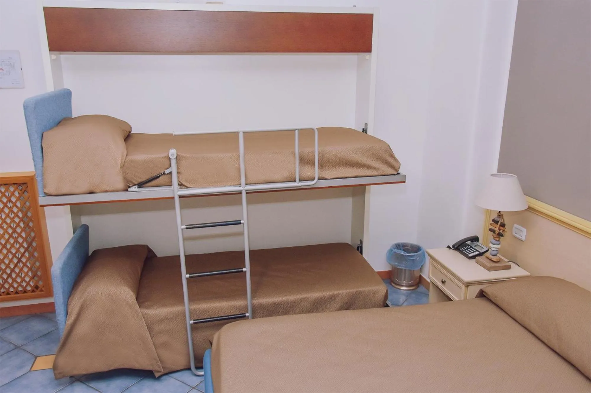 Bed in Hotel Piccolo Sogno