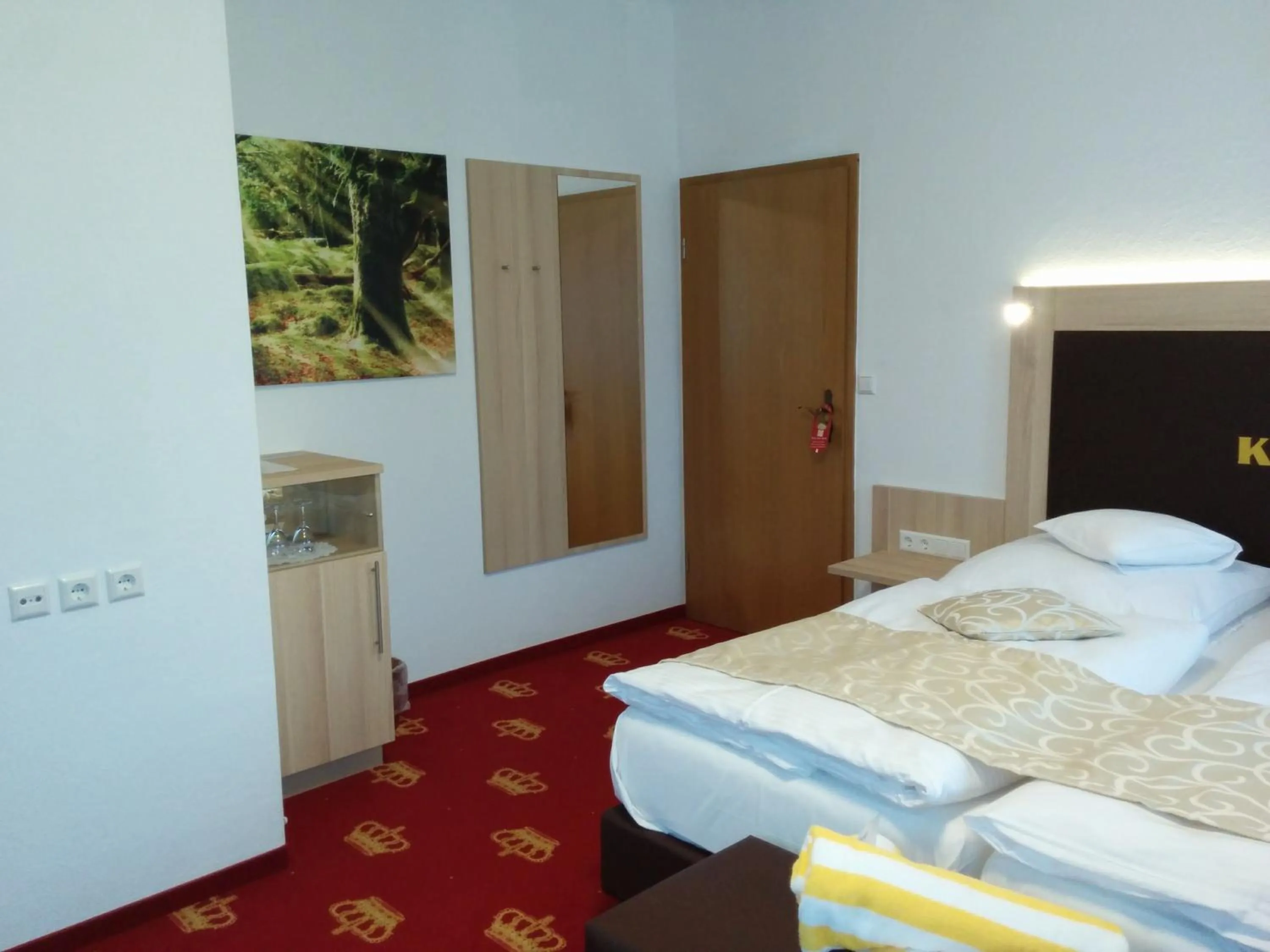 Photo of the whole room, Bed in Wellness Hotel Garni Krone