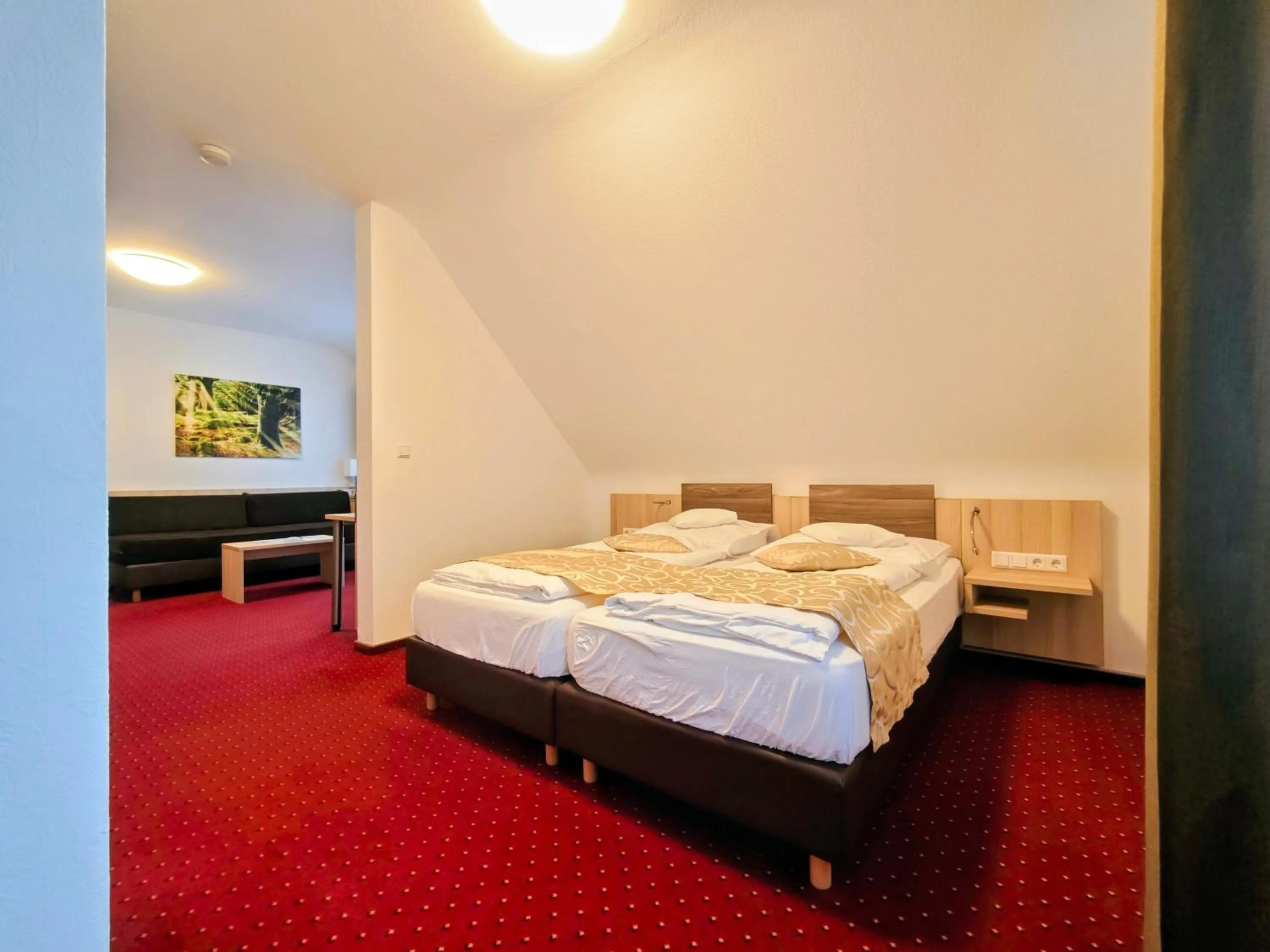 Bed in Wellness Hotel Garni Krone