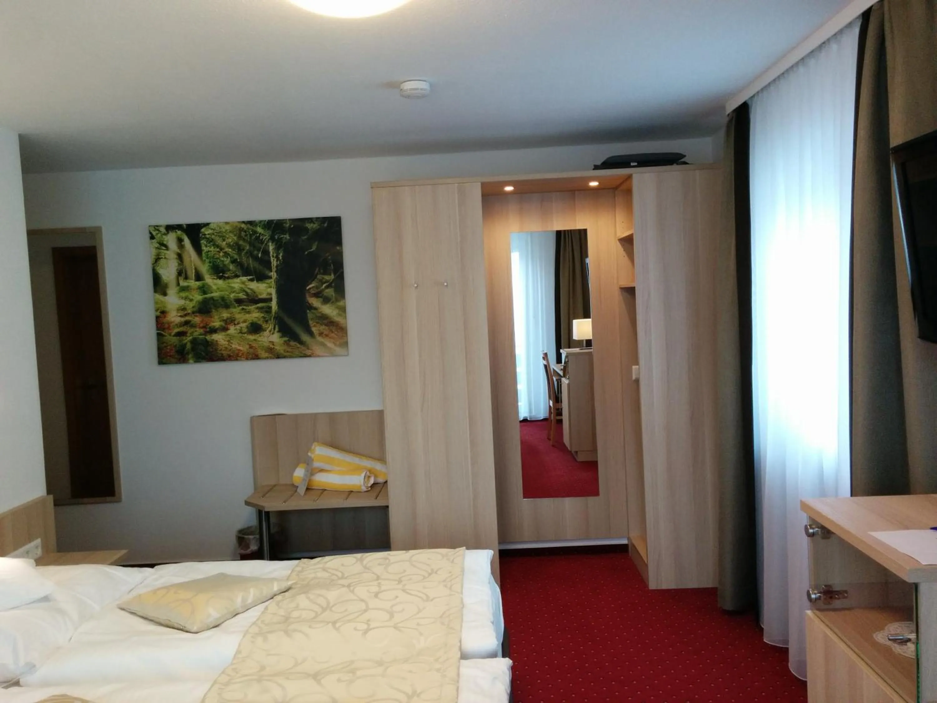 Photo of the whole room, Bed in Wellness Hotel Garni Krone