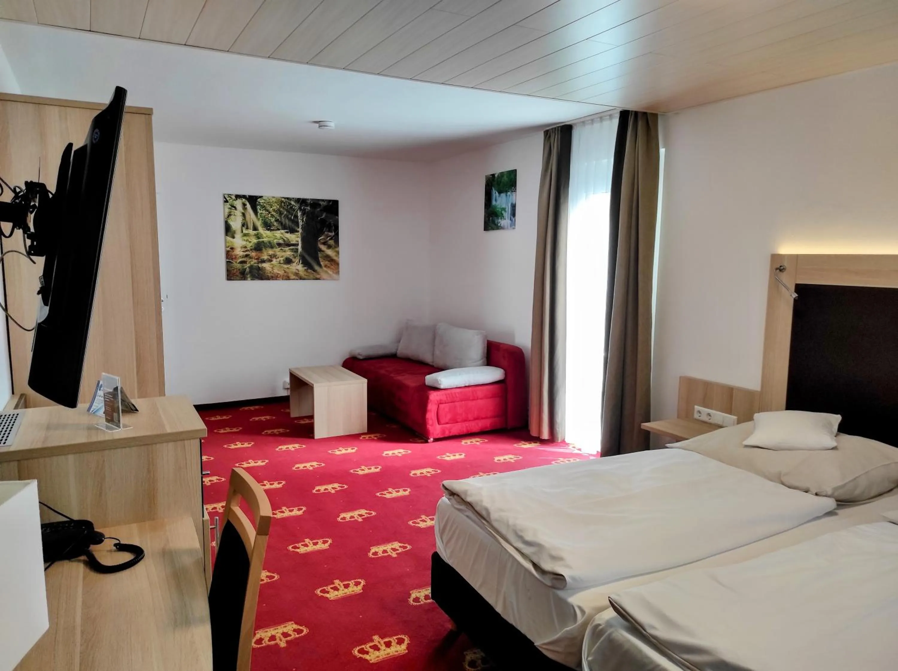 Bed in Wellness Hotel Garni Krone