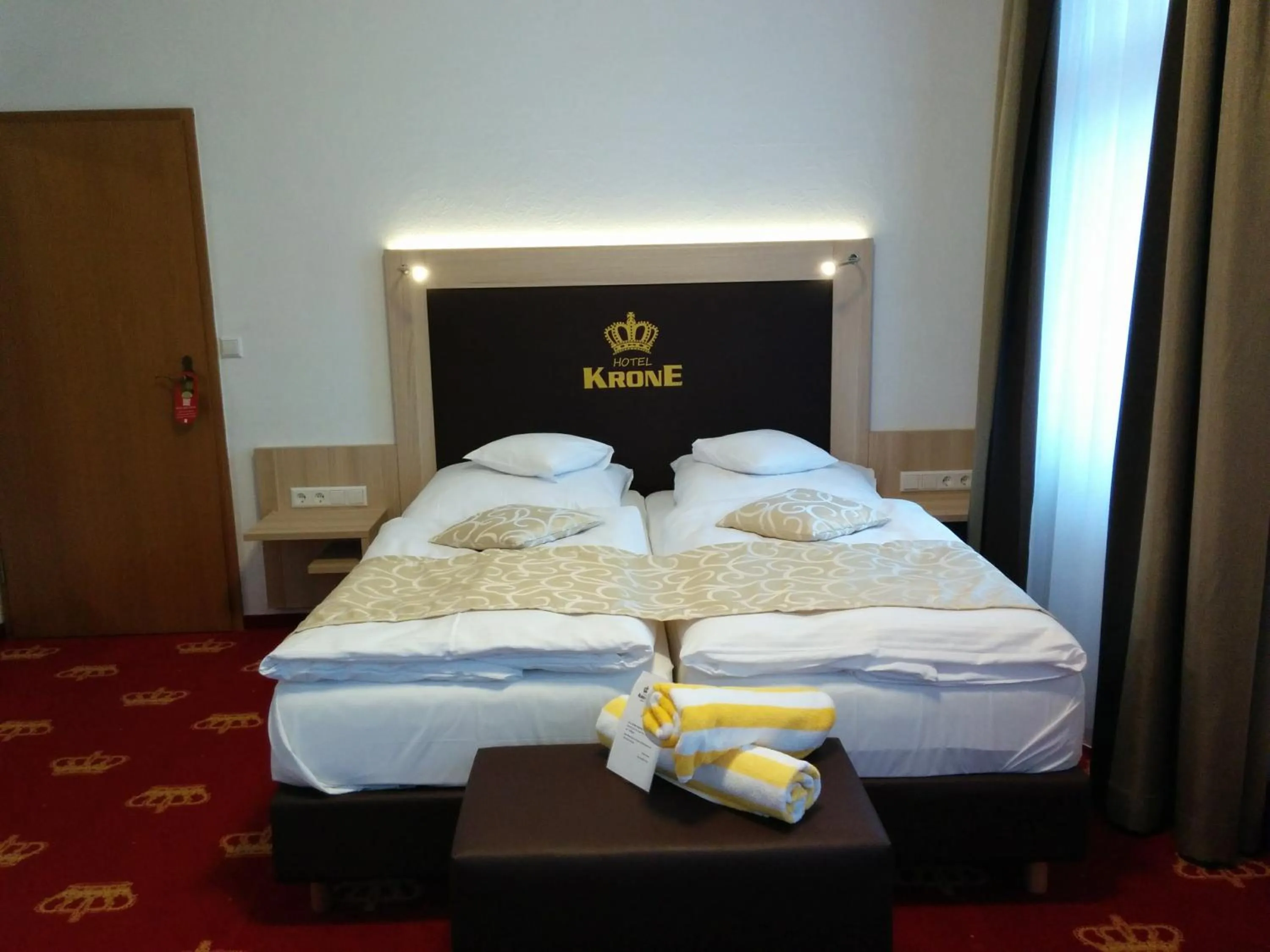 Photo of the whole room, Bed in Wellness Hotel Garni Krone