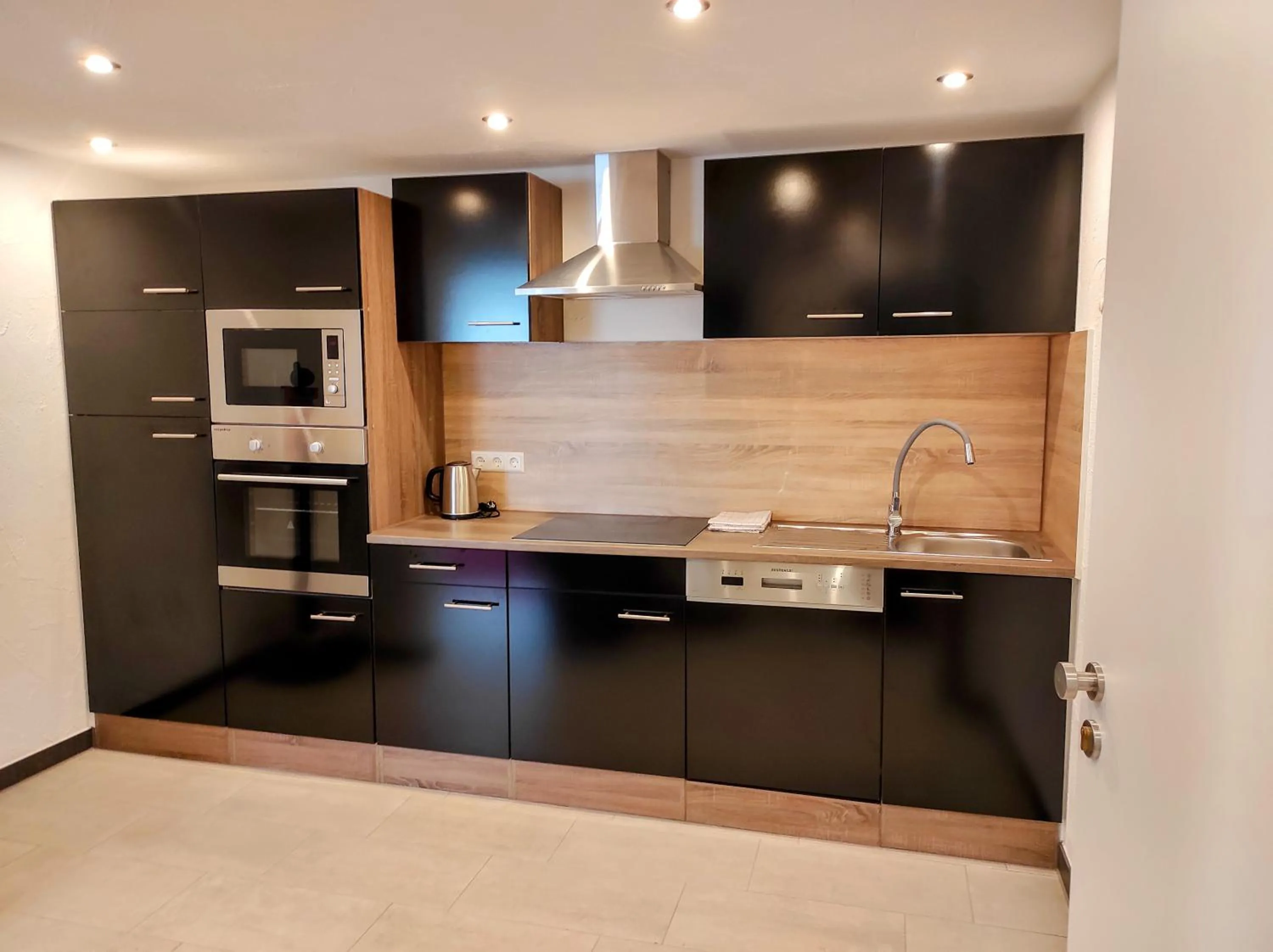 Kitchen or kitchenette in Wellness Hotel Garni Krone