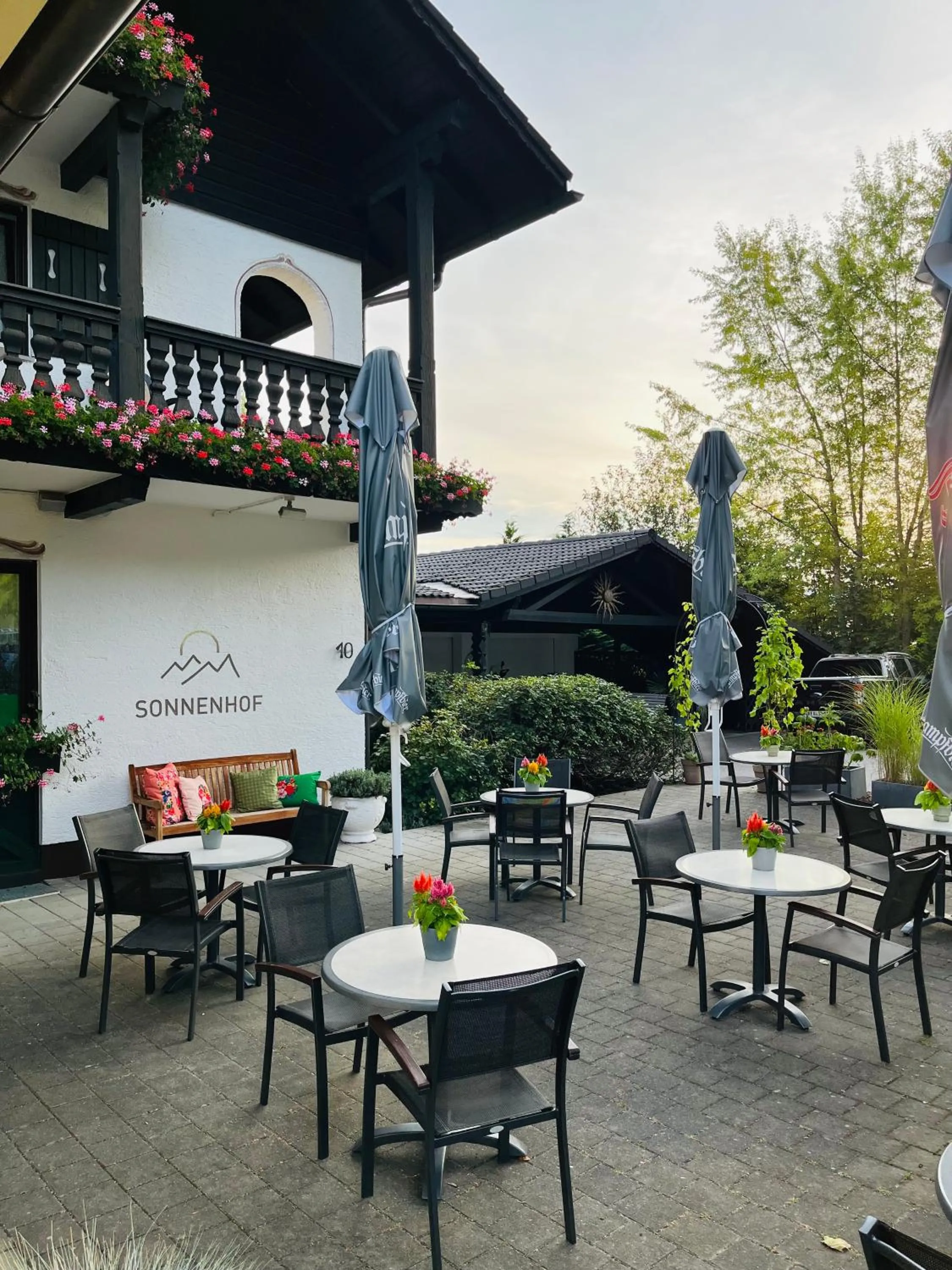 Balcony/Terrace in Hotel Sonnenhof 3-Sterne-Superior