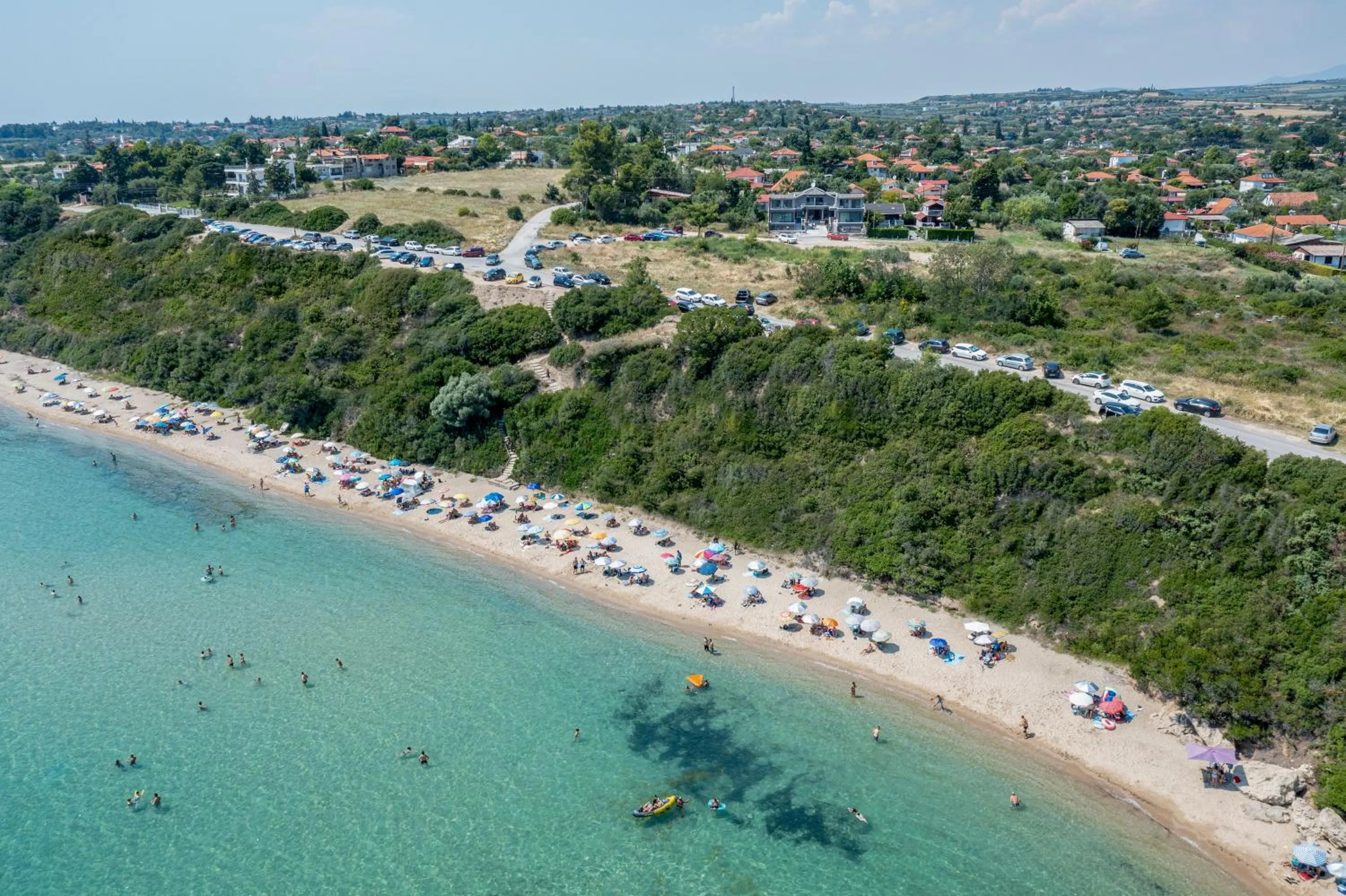 Bird's eye view in Mykoniatika Villas