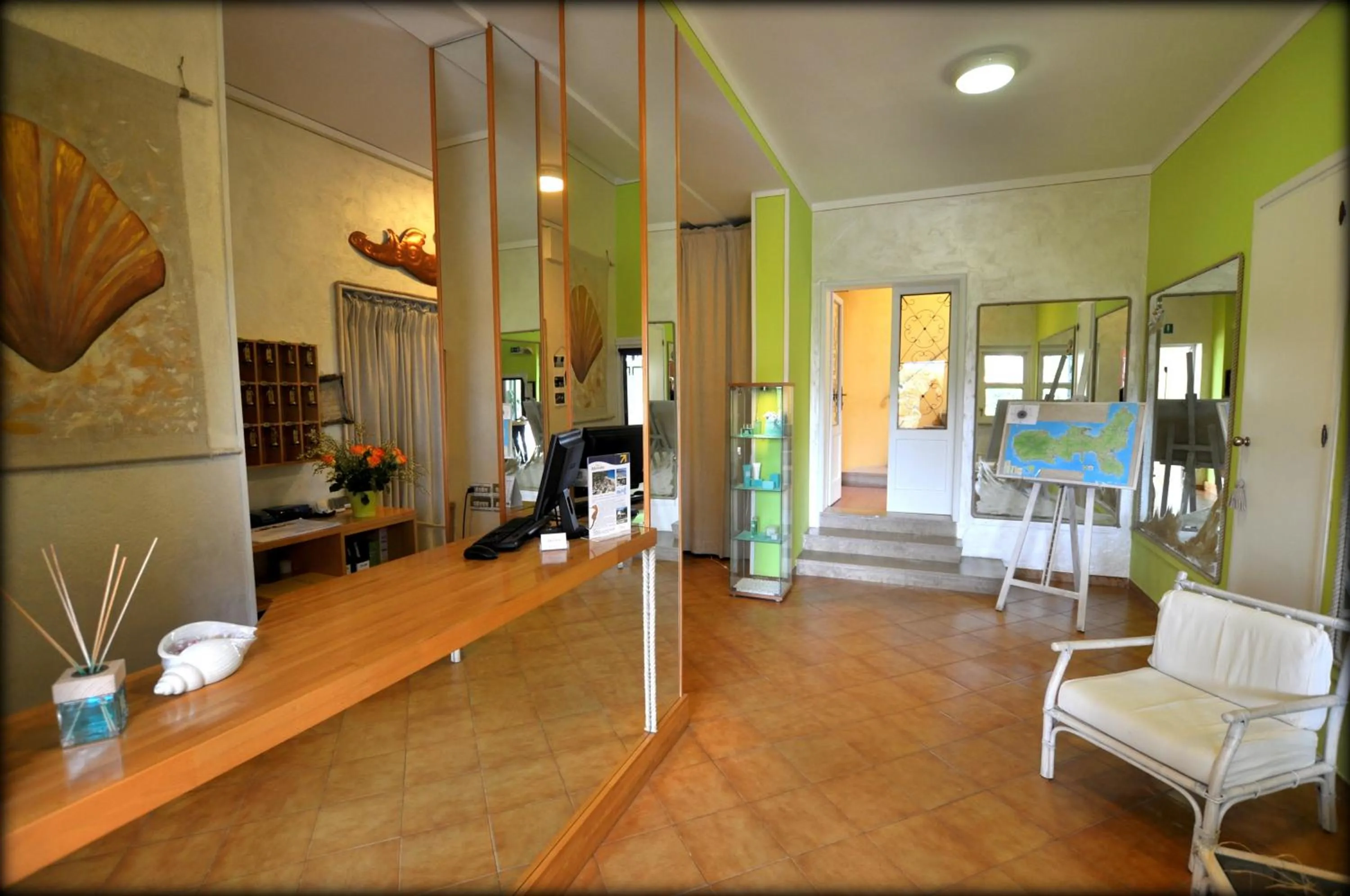 Lobby or reception in Hotel Monna Lisa