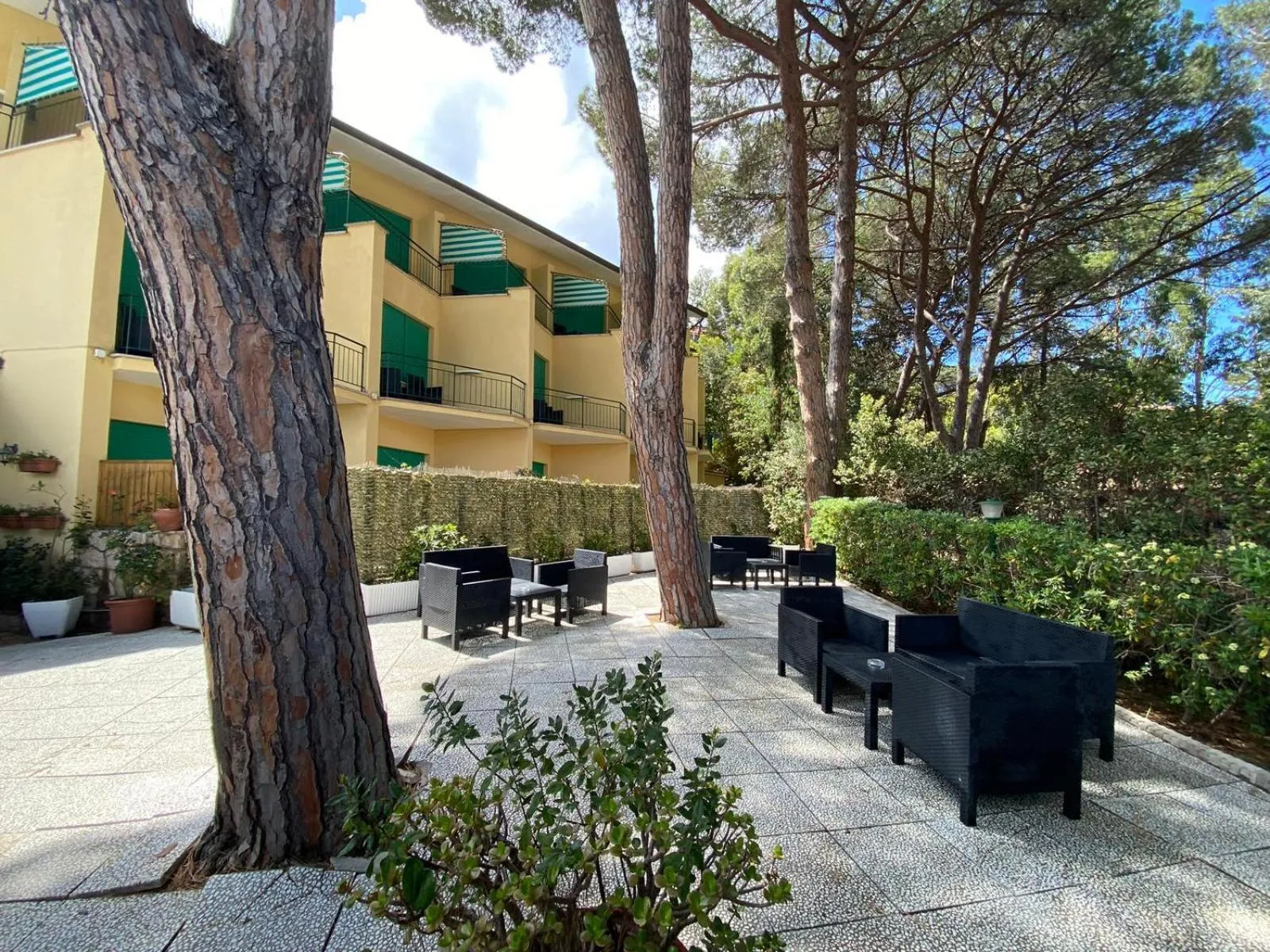 Patio in Hotel Monna Lisa