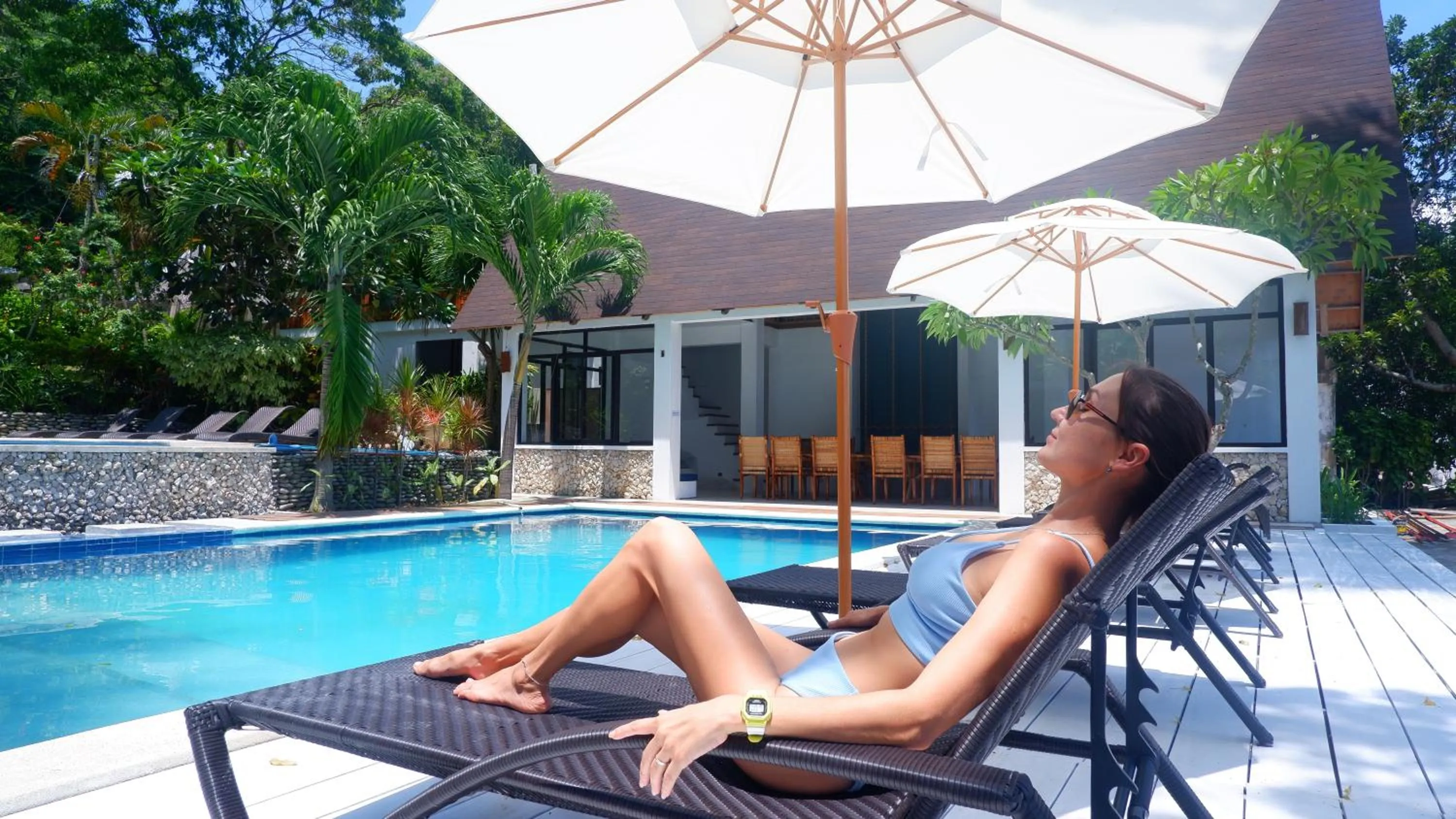 Patio in Casalay Boutique Villas & Dive