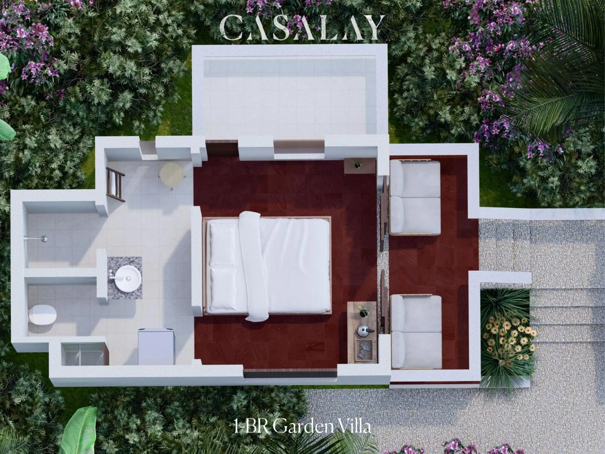 Floor plan in Casalay Boutique Villas & Dive