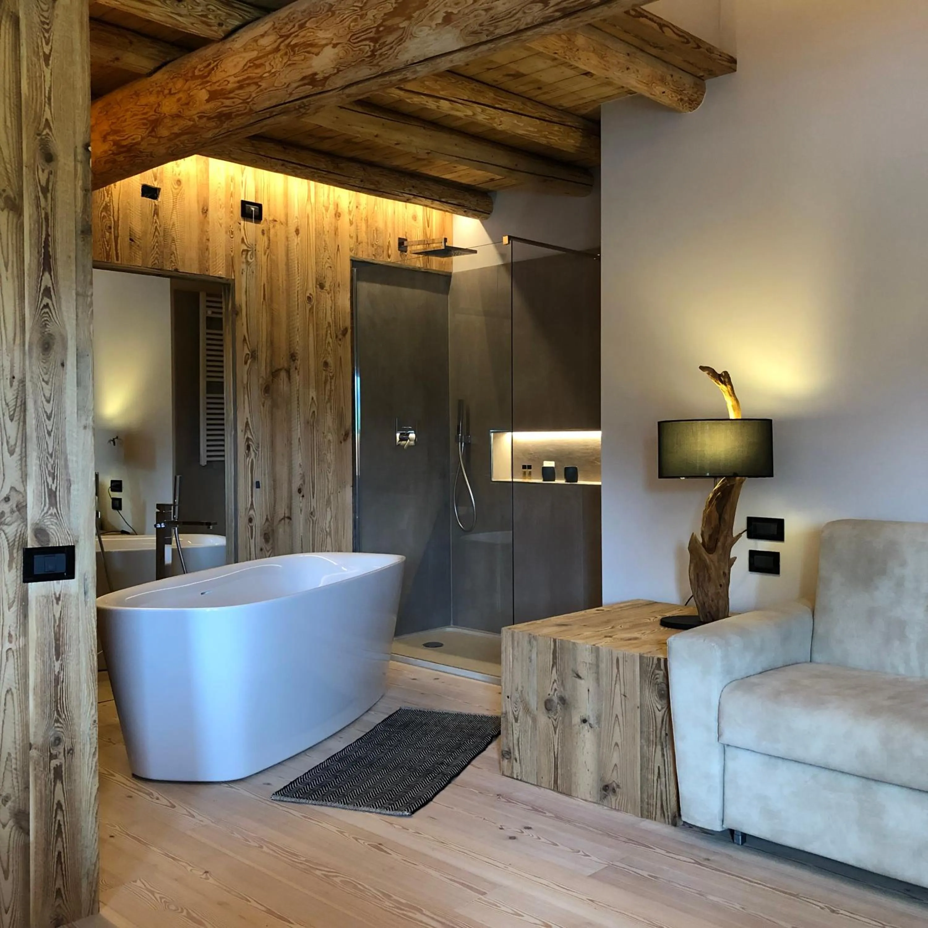 Bathroom in Hotel Vecchia Stazione Mountain Elegance