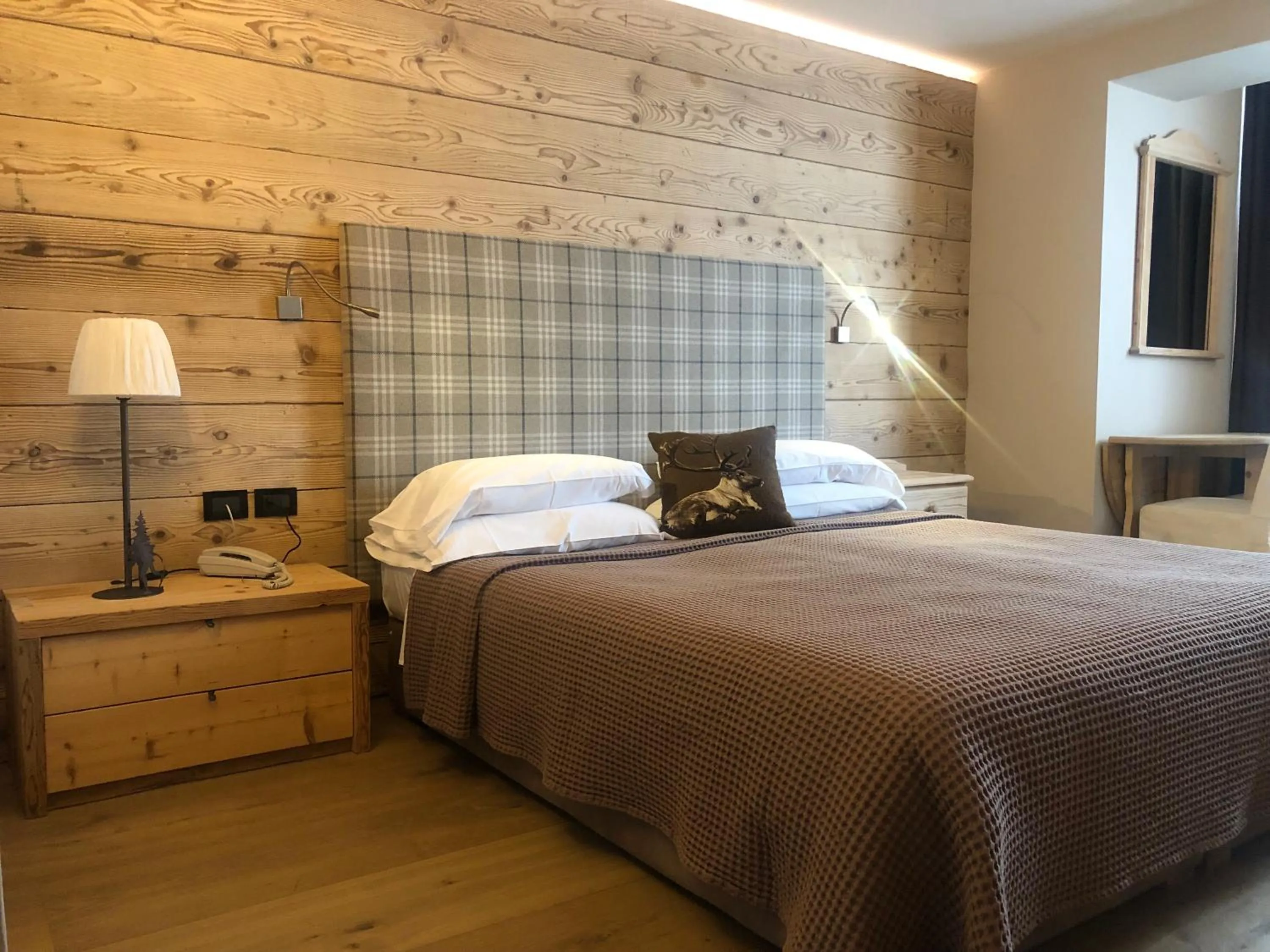 Bedroom, Bed in Hotel Vecchia Stazione Mountain Elegance