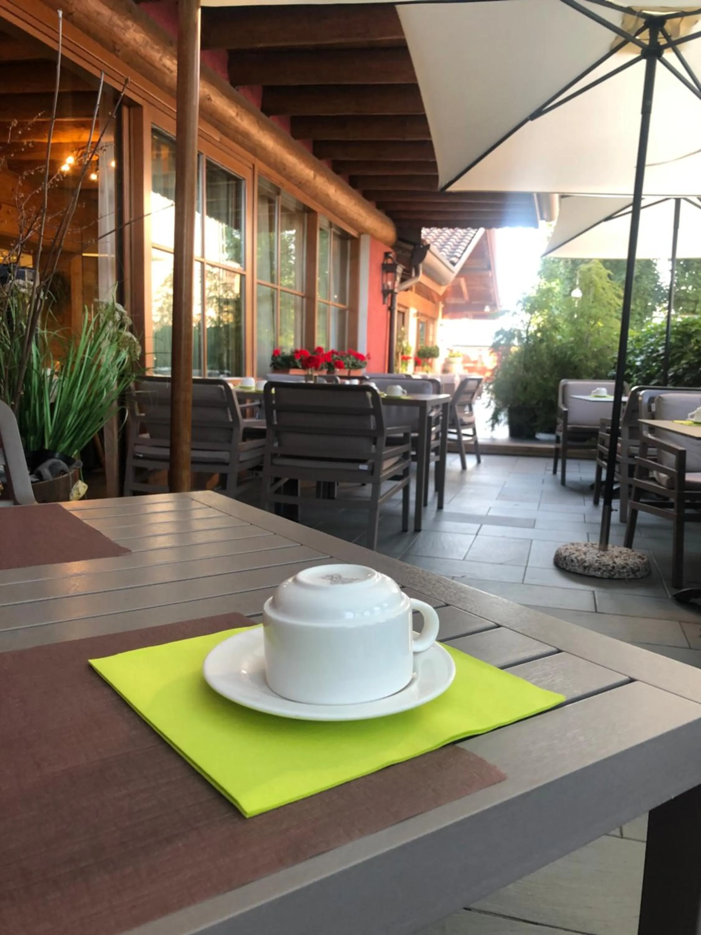 Patio in Hotel Vecchia Stazione Mountain Elegance