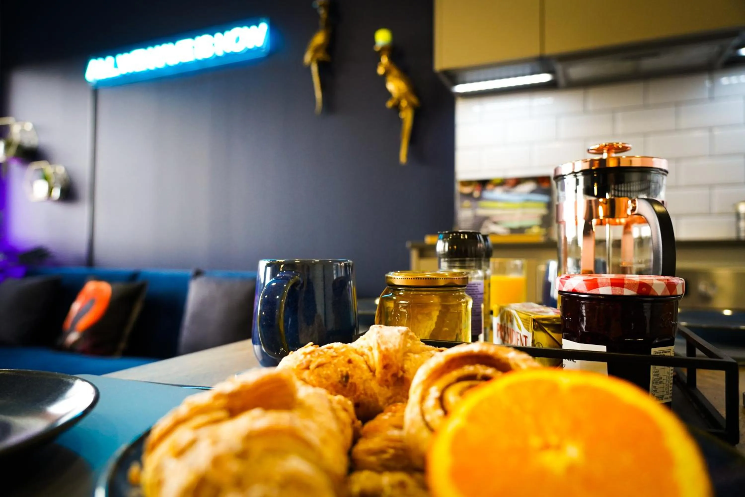 Kitchen or kitchenette in Luxury Stevenage Town Centre Apartment