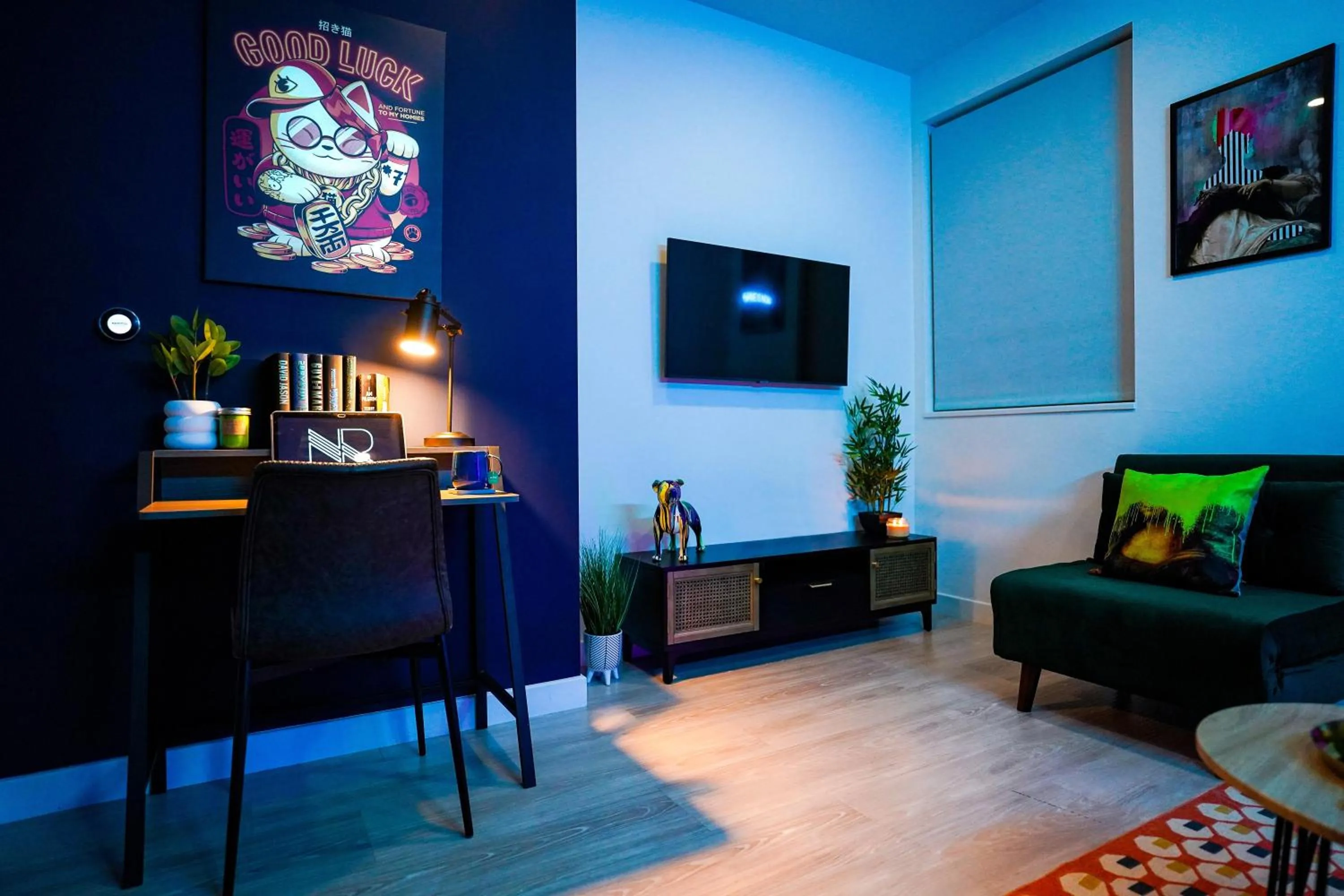 Living room in Luxury Stevenage Town Centre Apartment