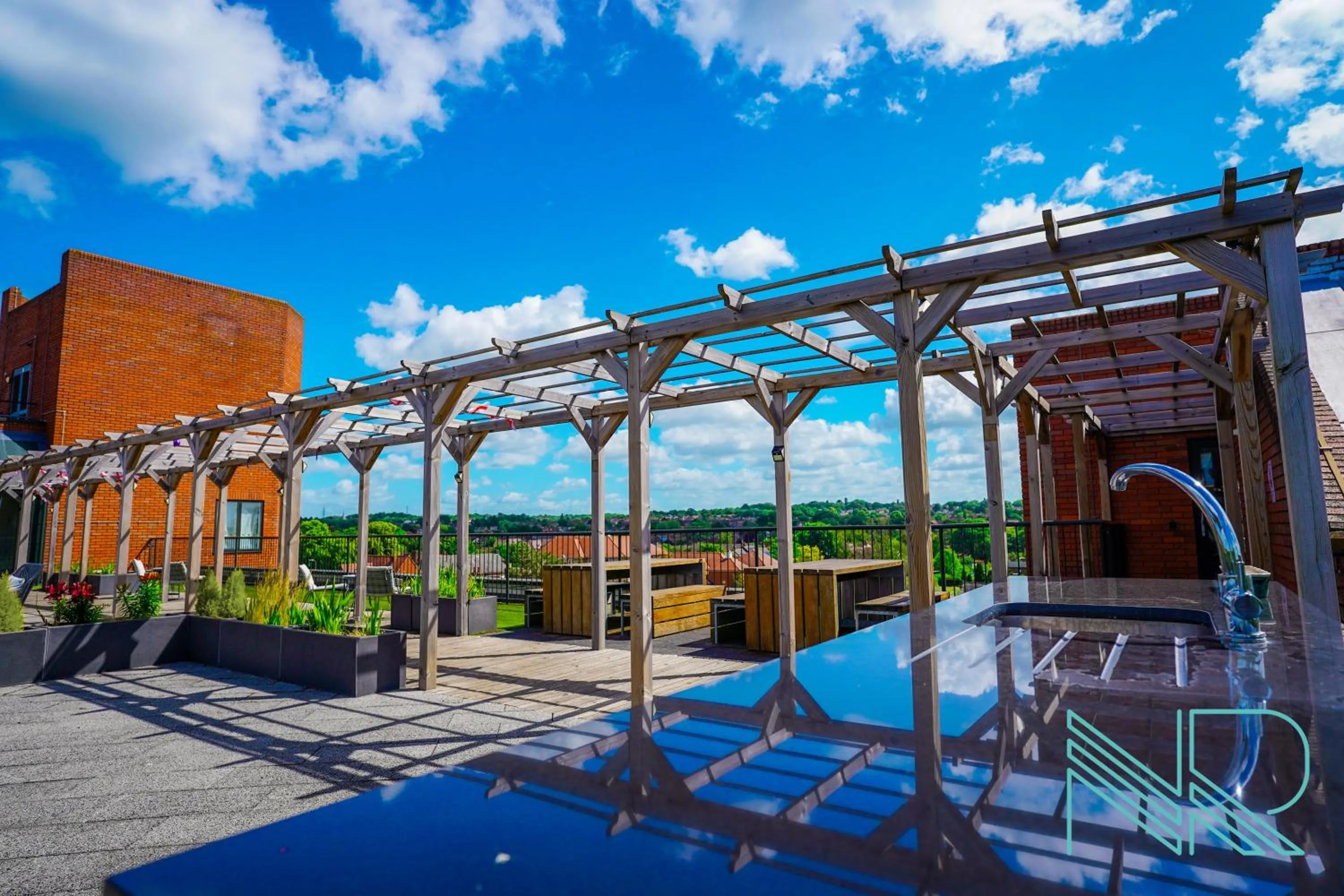 Living room in Luxury Stevenage Town Centre Apartment
